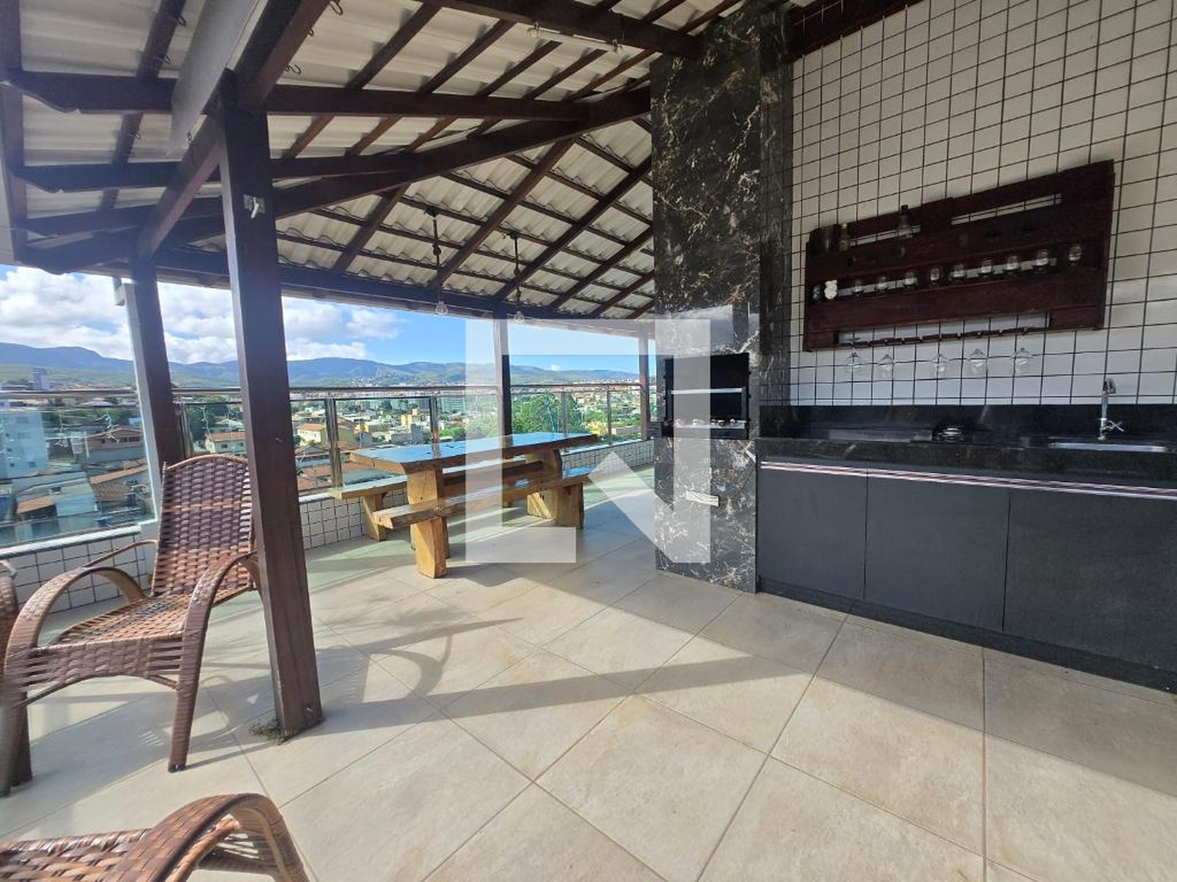 Área externa Condomínio em Rua Desembargador Cintra Neto, 213