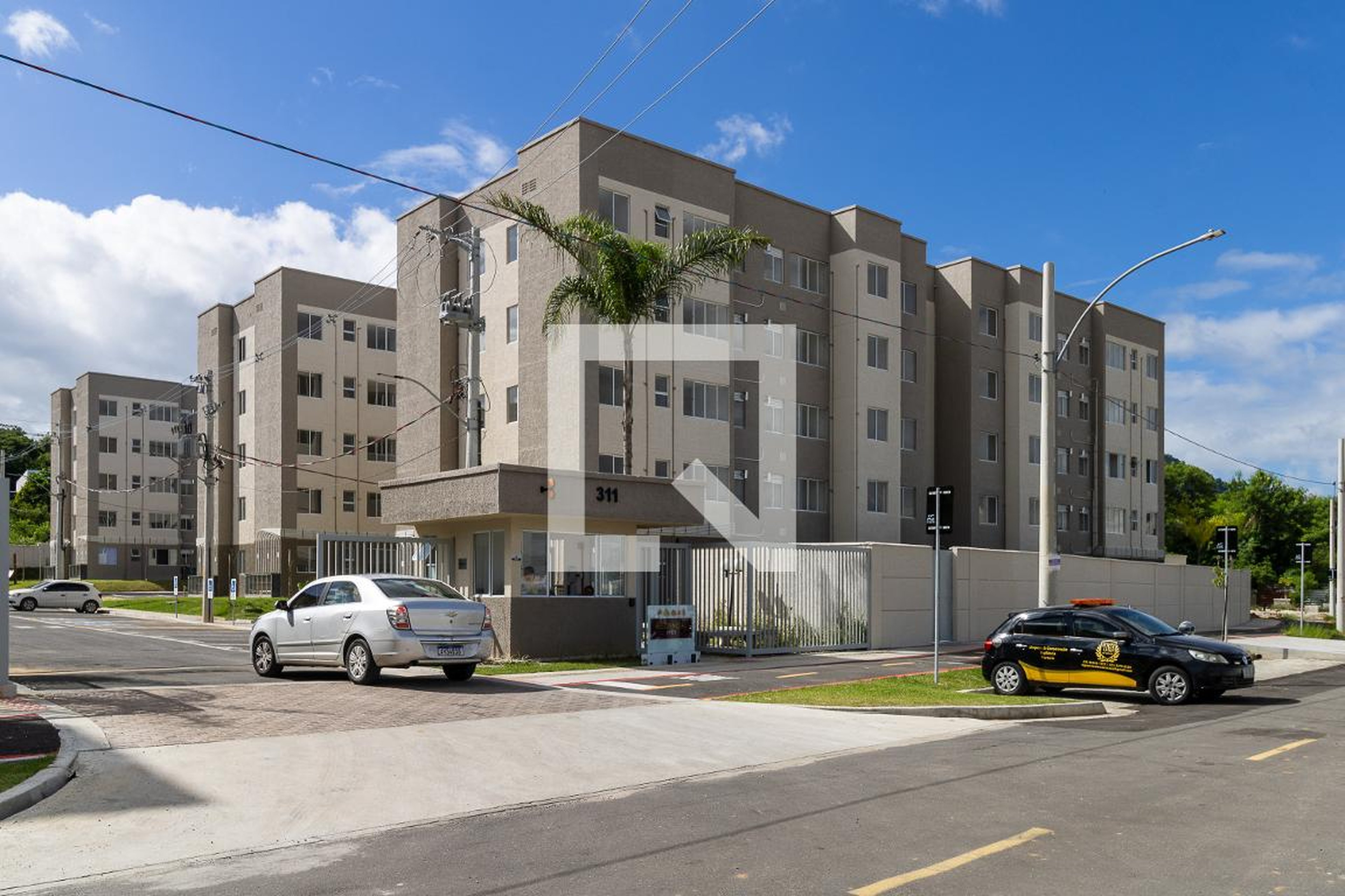 Fachada do condomínio Residencial Ipês