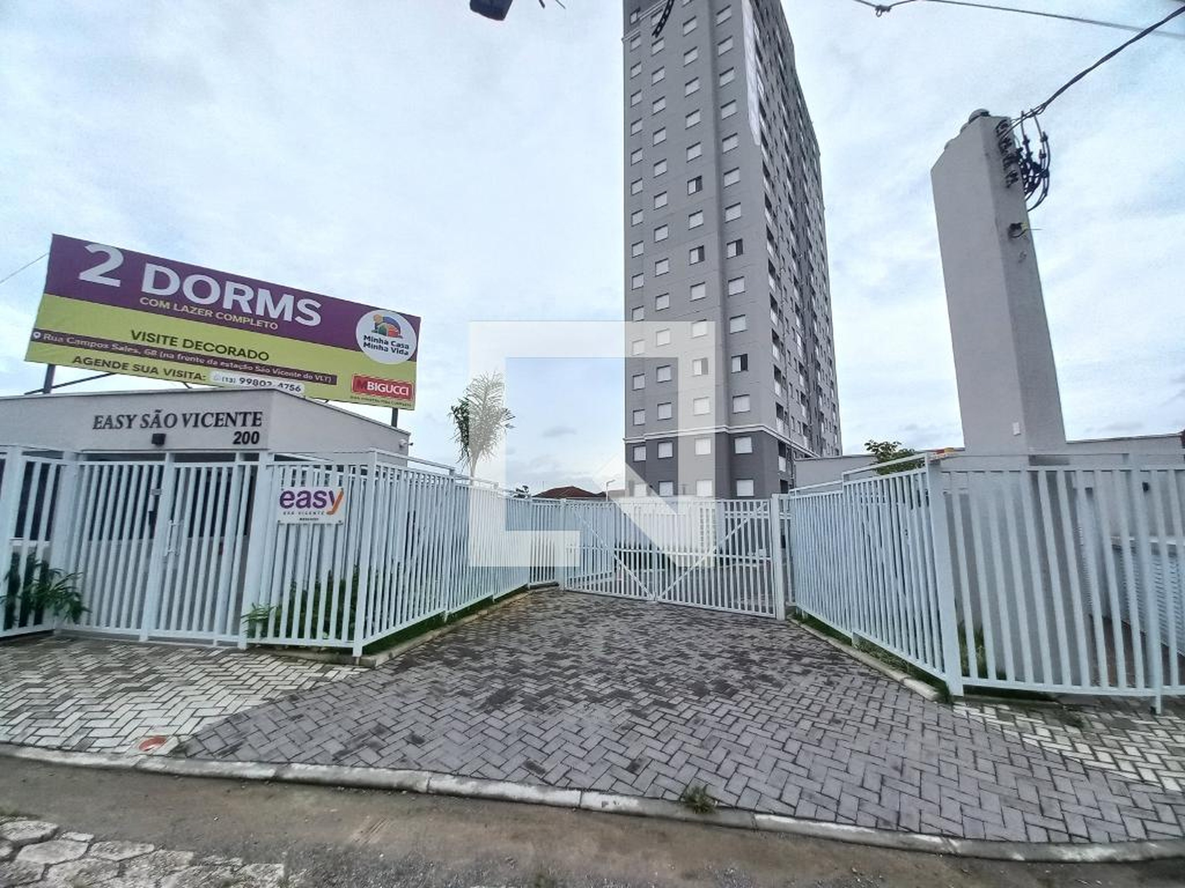 Fachada do Prédio Condomínio Easy São Vicente Mbigucci
