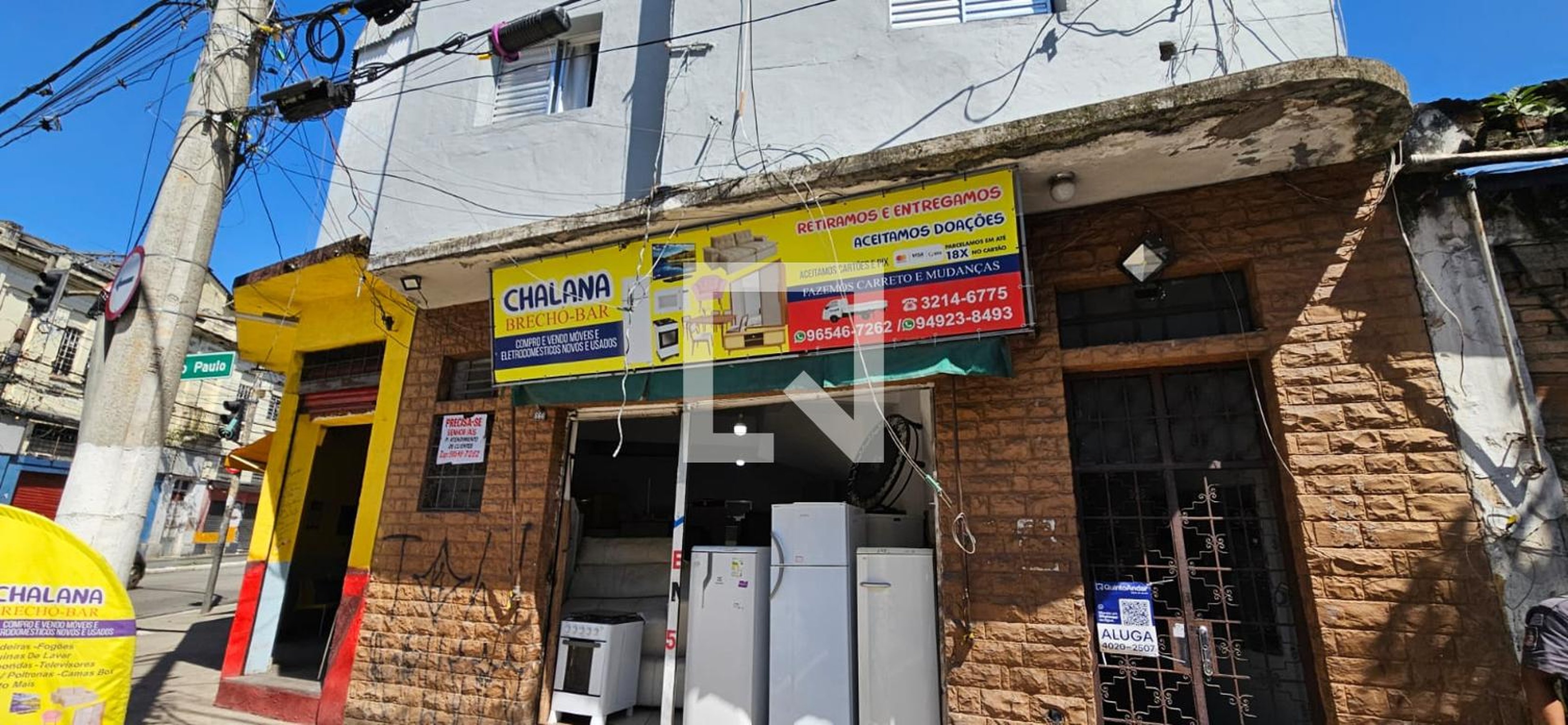 Fachada Condomínio em Rua Glicério, 654