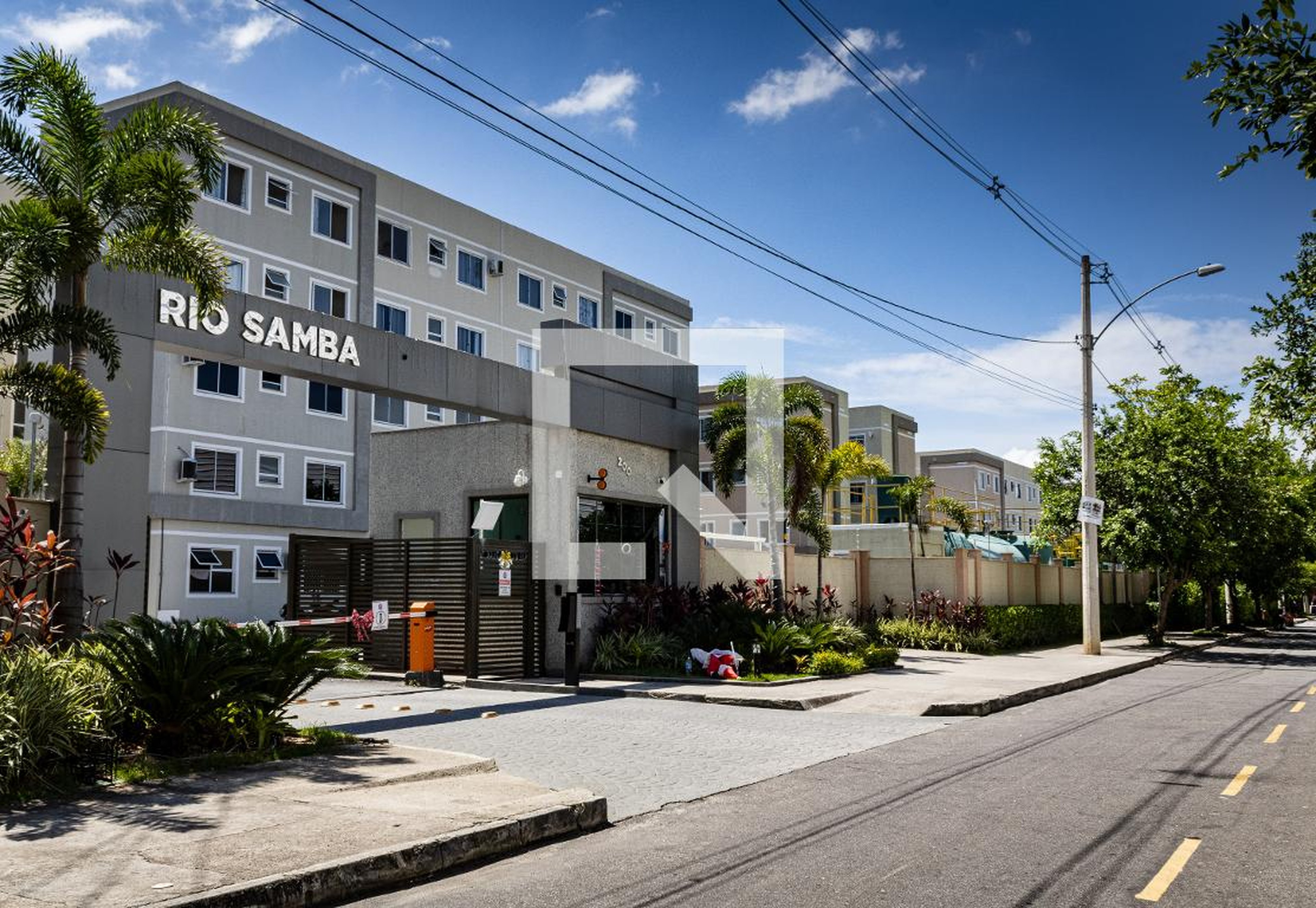 Fachada do condomínio Condomínio Rio Samba