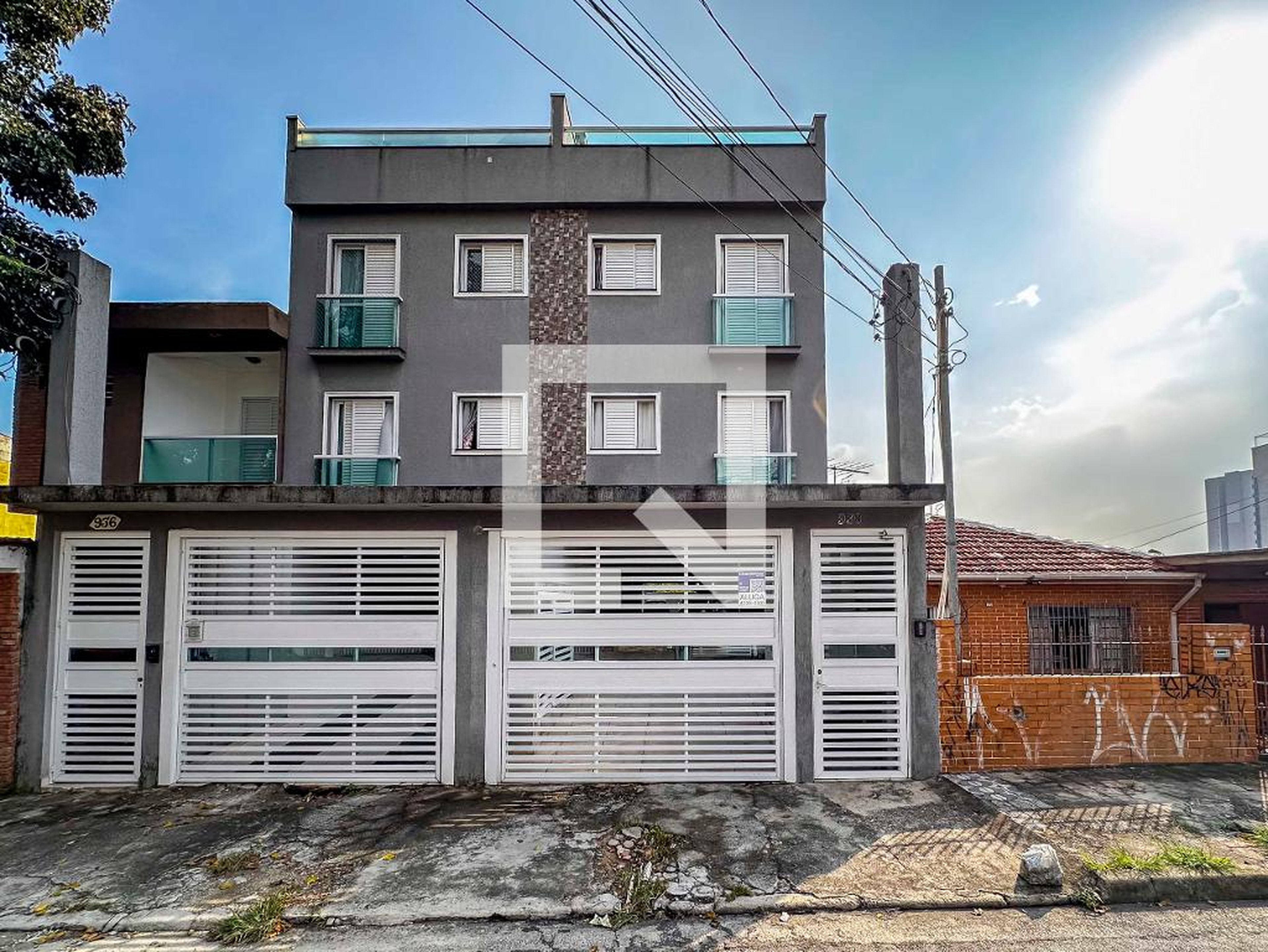 Fachada Condomínio em Rua Apalaches, 930