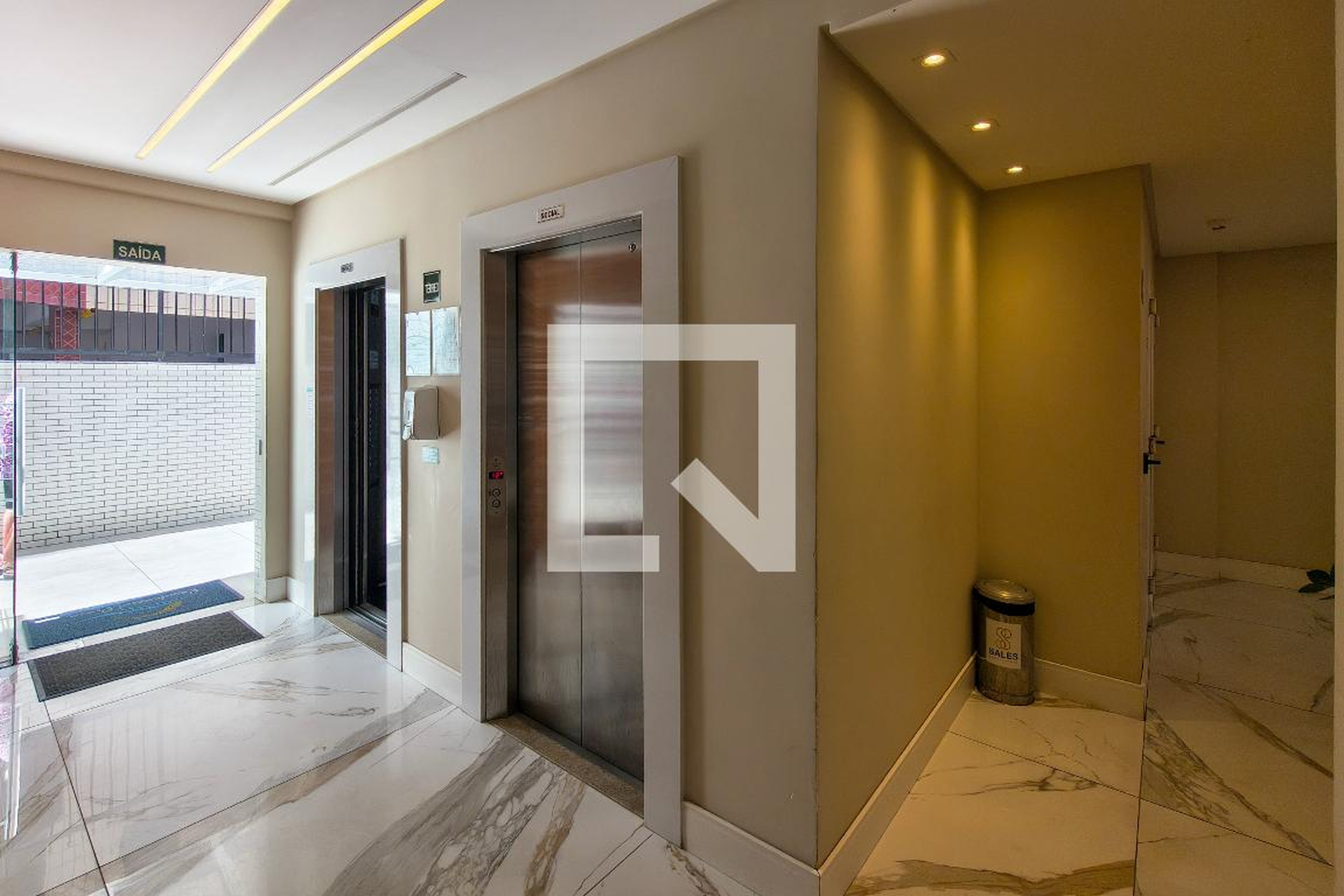 Hall de entrada - Residencial Praia
