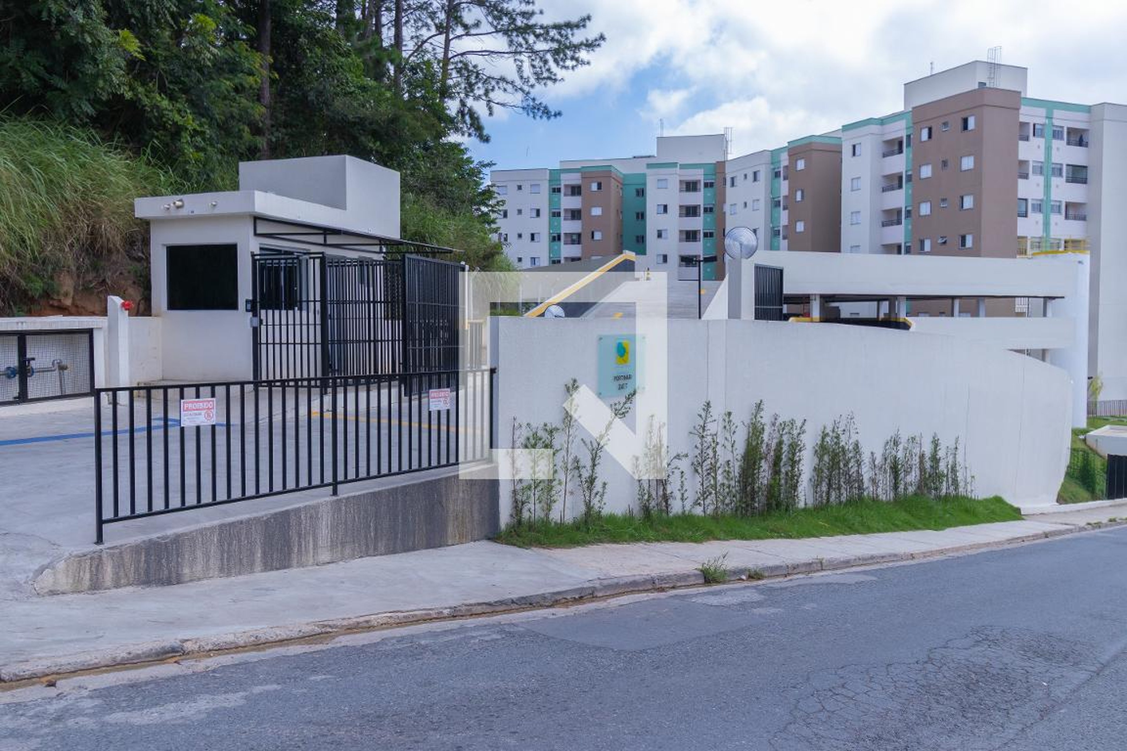 Fachada do condomínio Residencial Portinari