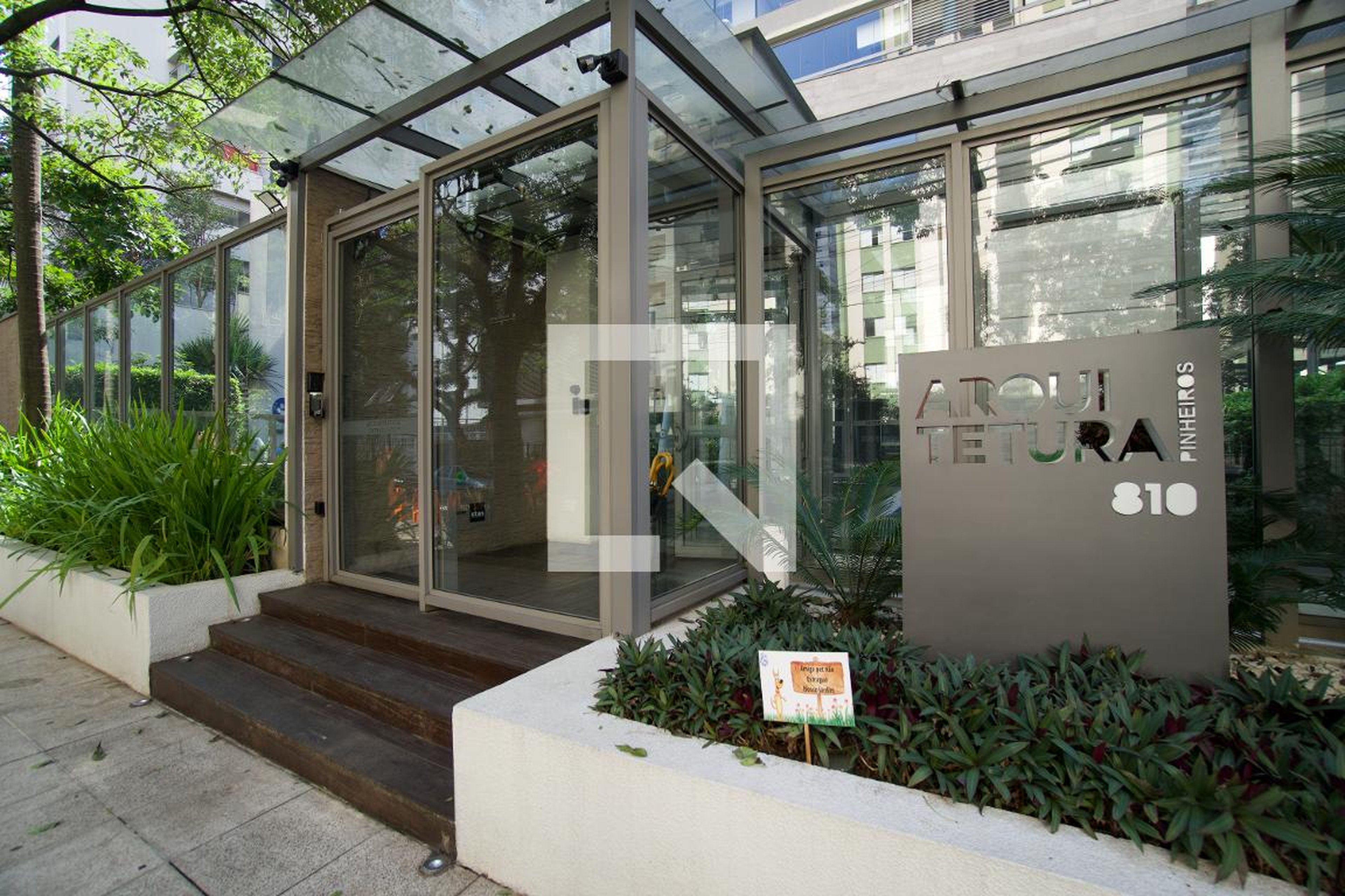 Fachada do Prédio Edifício Arquitetura Pinheiros