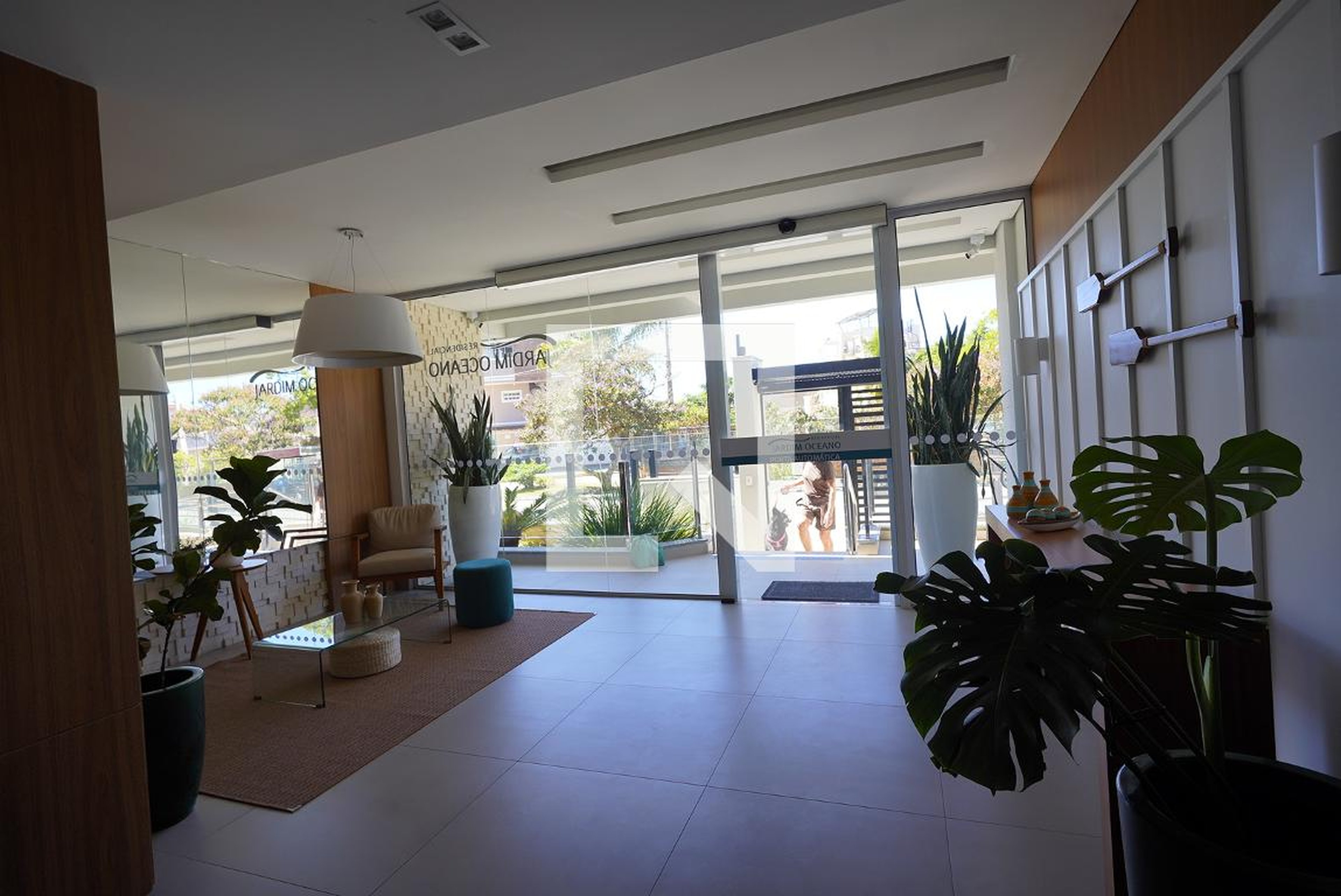 Hall de entrada - Residencial Jardim Oceano