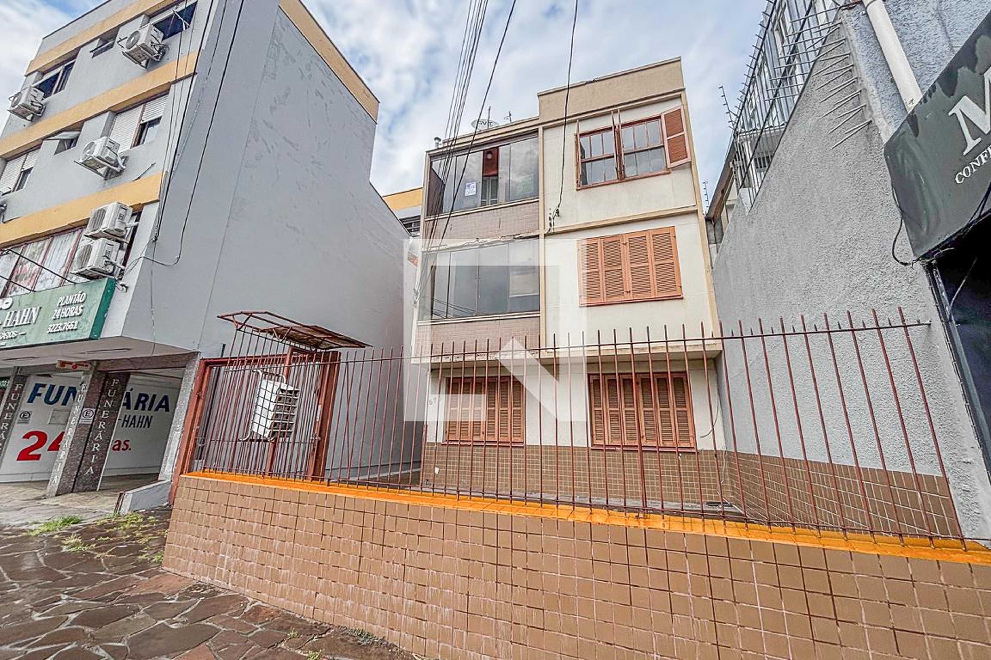 Fachada Condomínio em Avenida Bento Gonçalves, 575