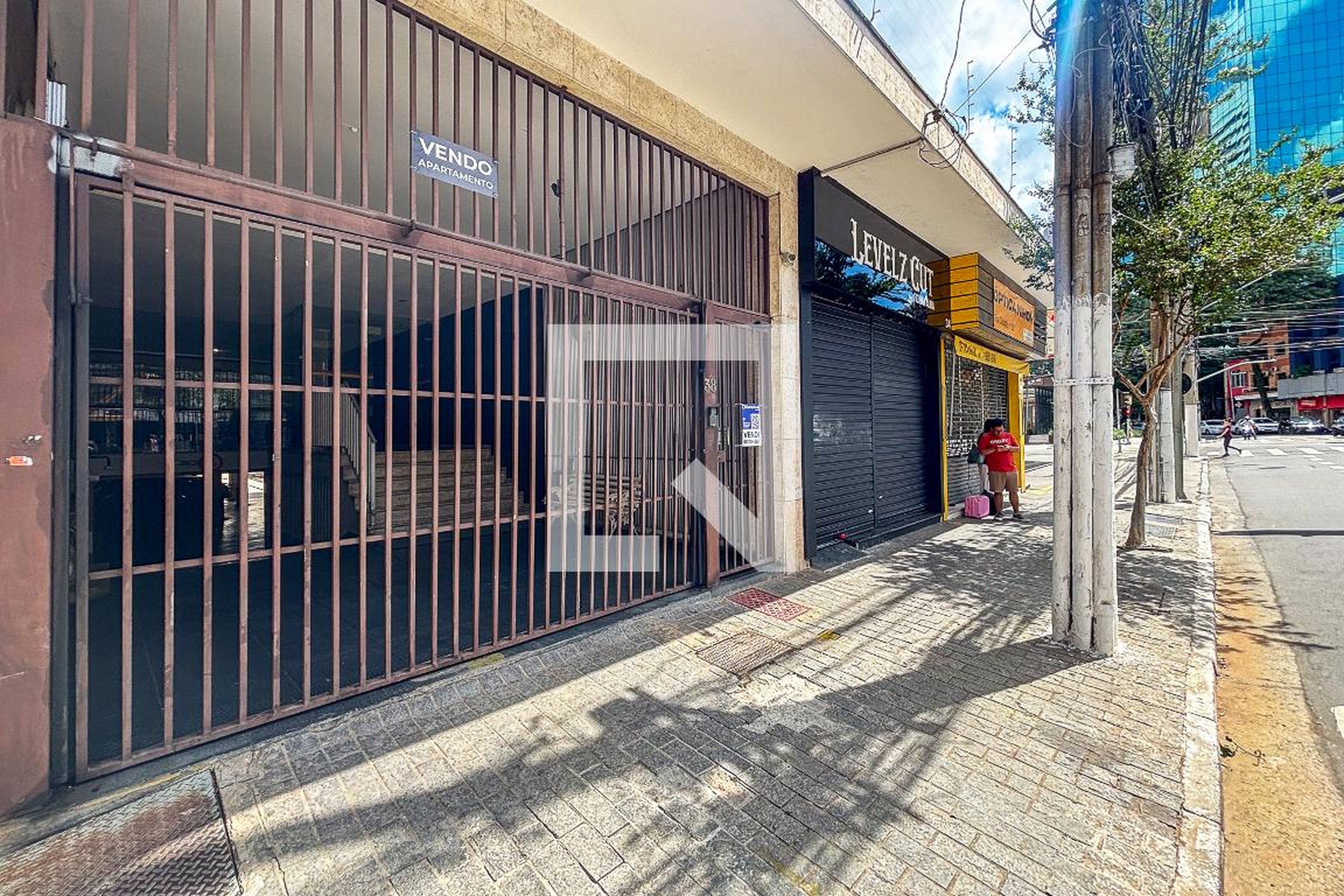 fachada  do predio - Edifício Maria Luiza
