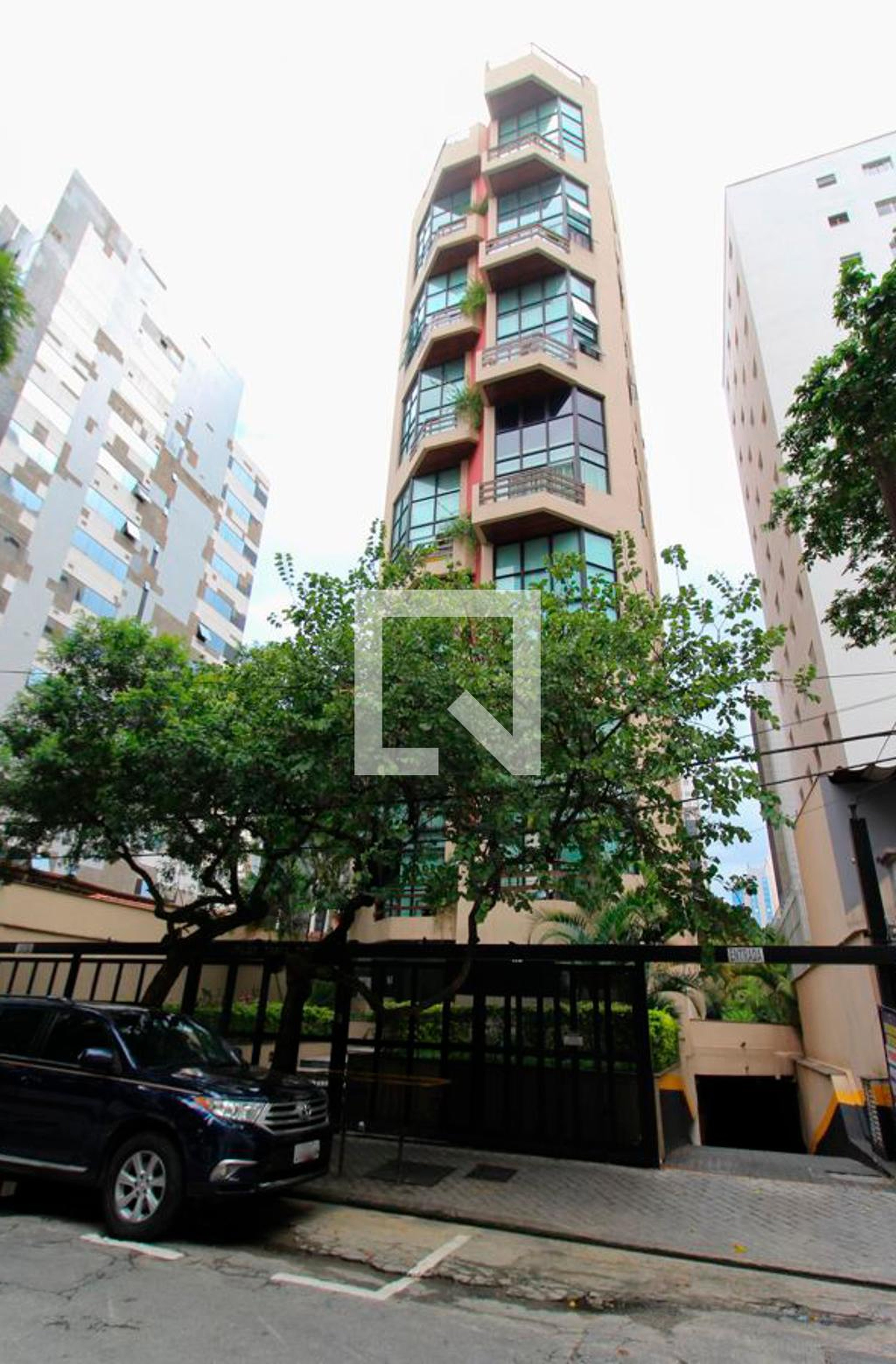 Fachada Edifício Flat Time