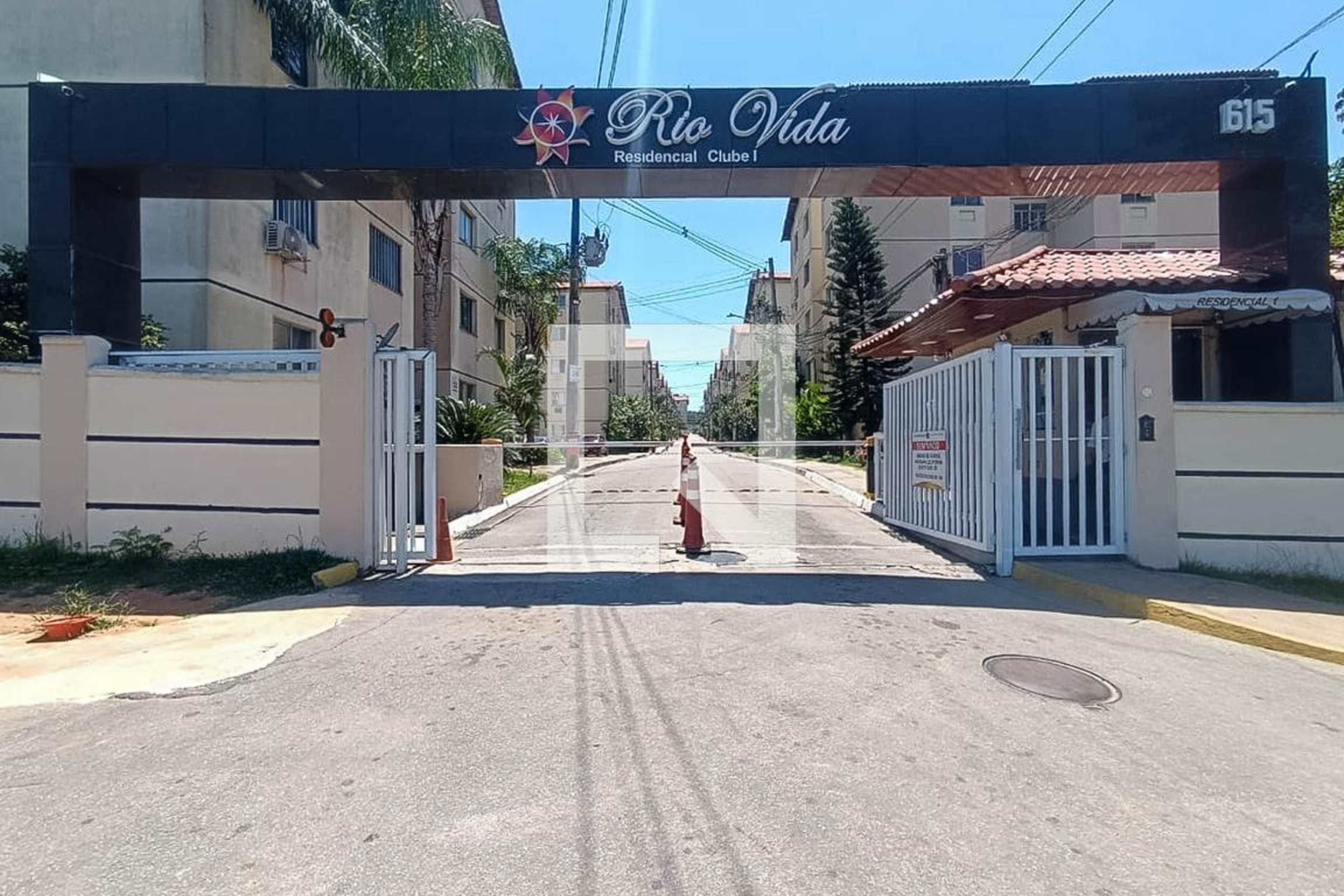 Fachada do condomínio Condomínio Rio Vida 1 Residencial Clube