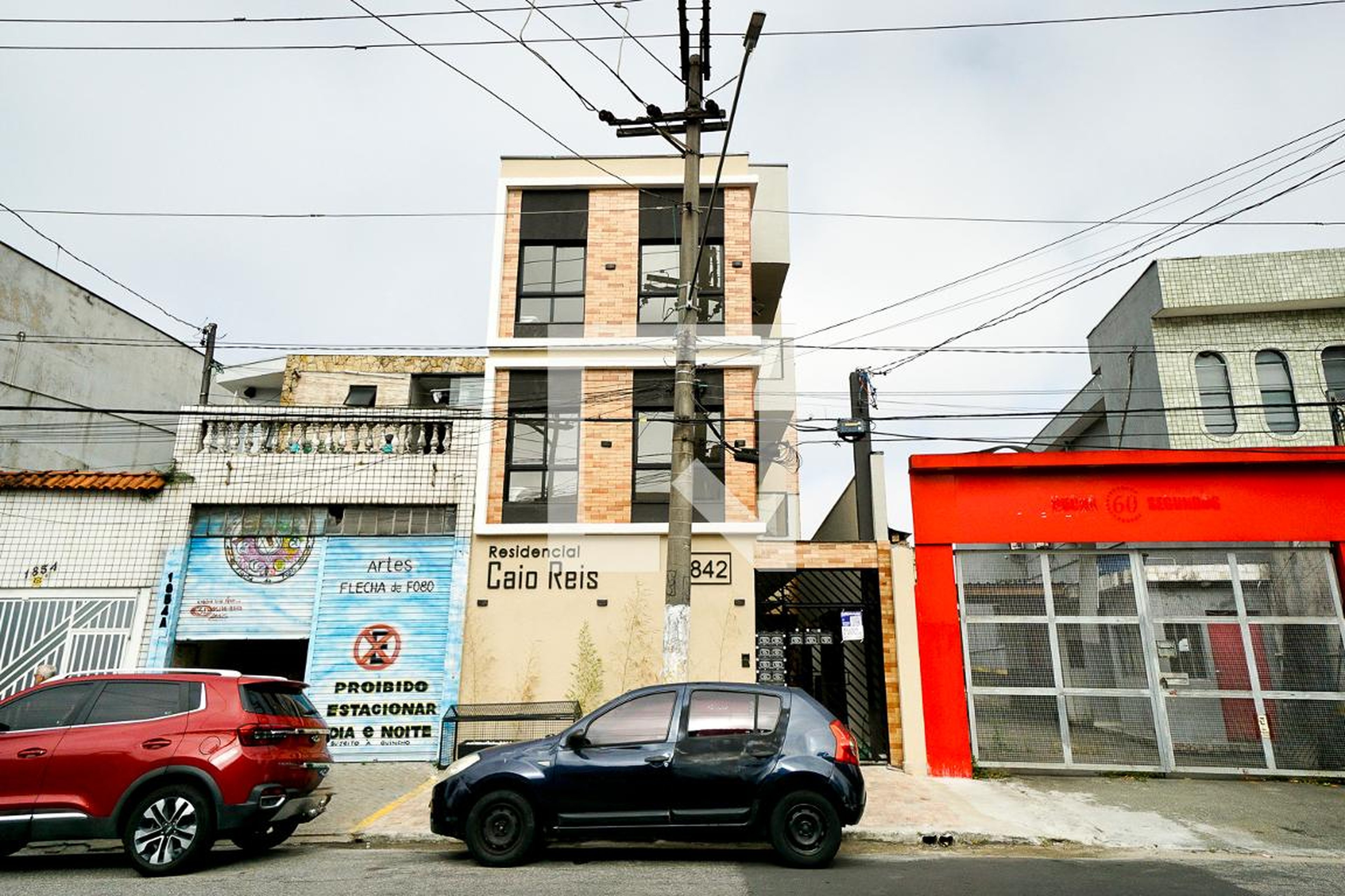 Fachada Condomínio em Avenida Guilherme Giorgi, 1848