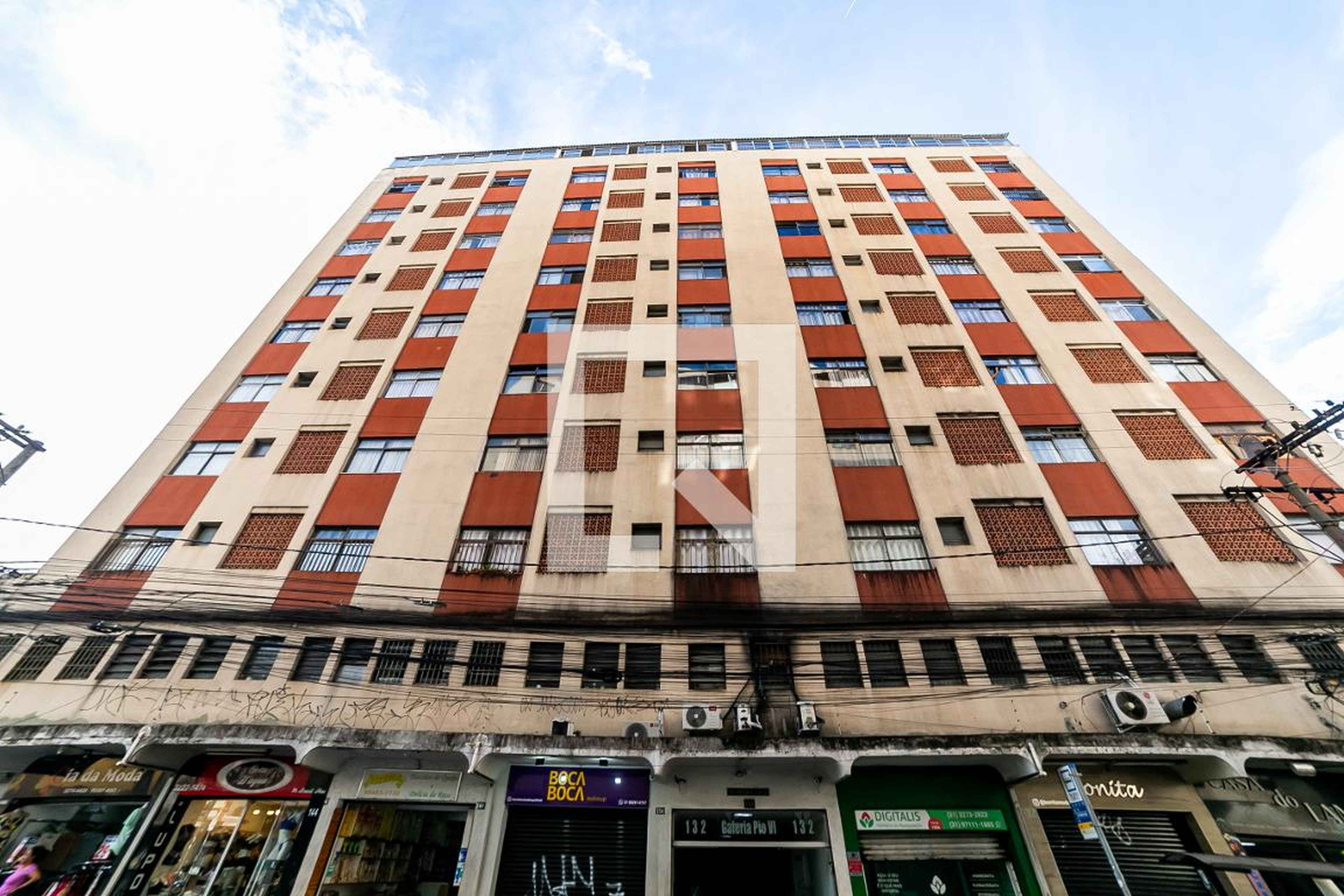Fachada do Prédio Edifício Galeria Pio VI