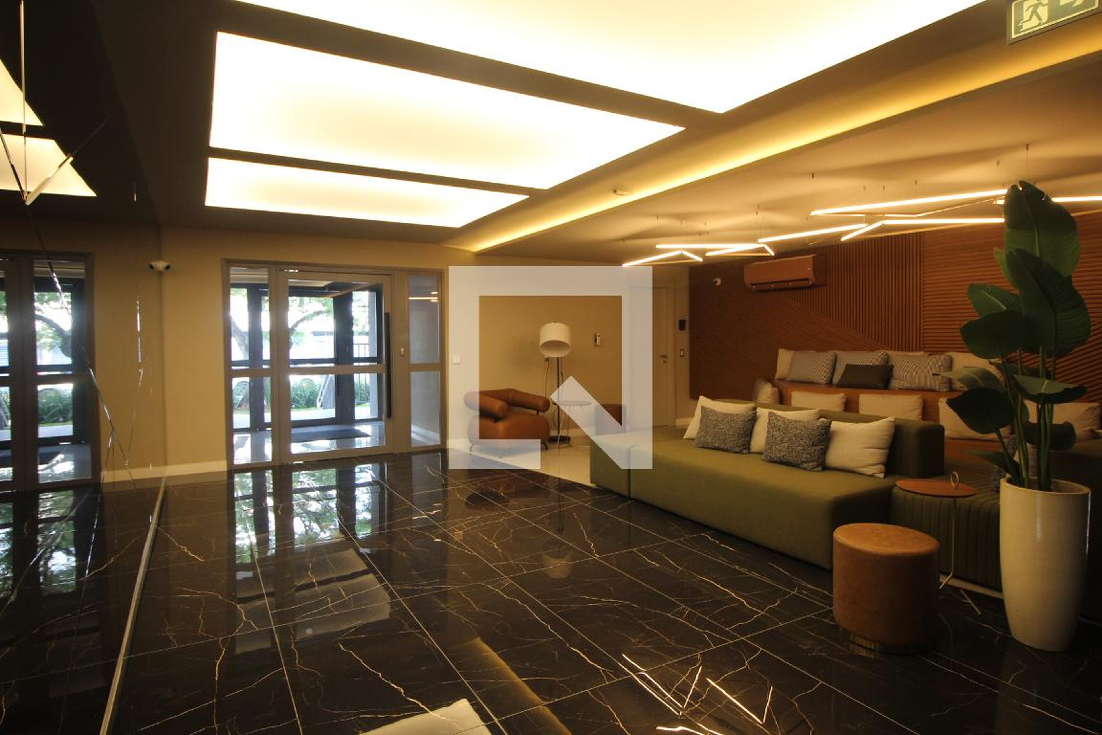 Hall social - Connect João Wallig  Apartamentos No Passo D'Areia, Porto Alegre