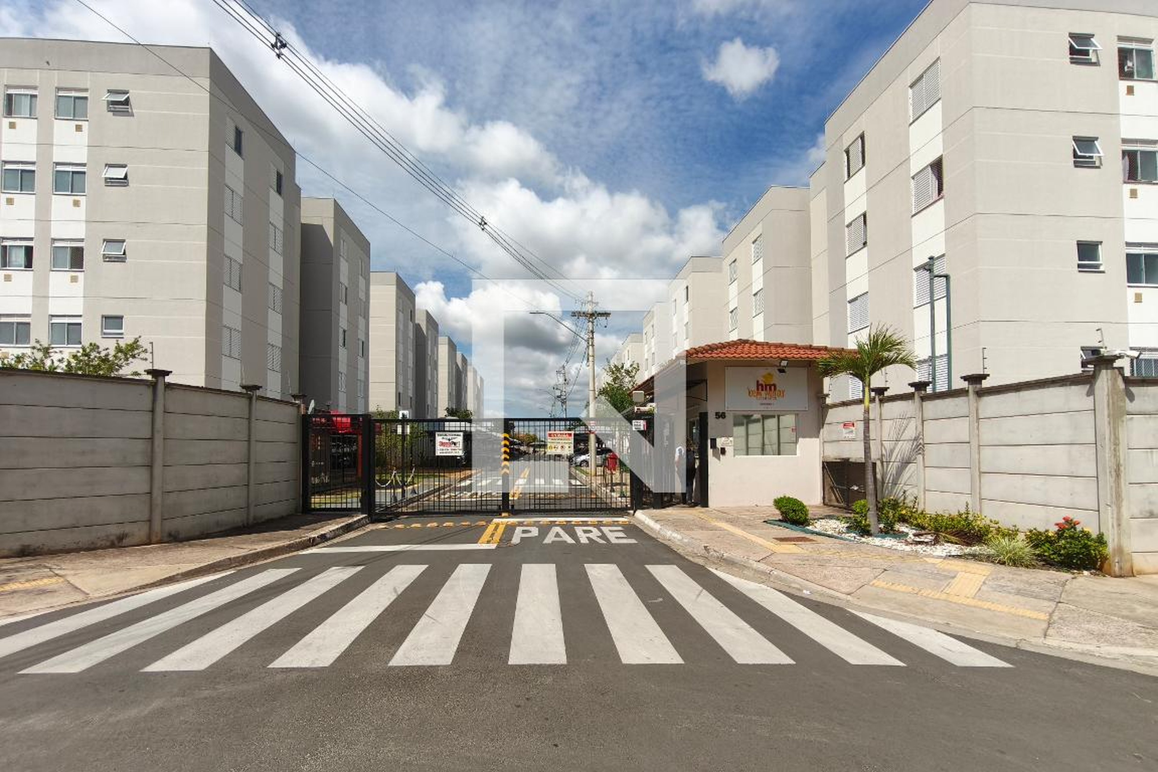 Fachada do Condomínio Residencial Fazenda Lagoa