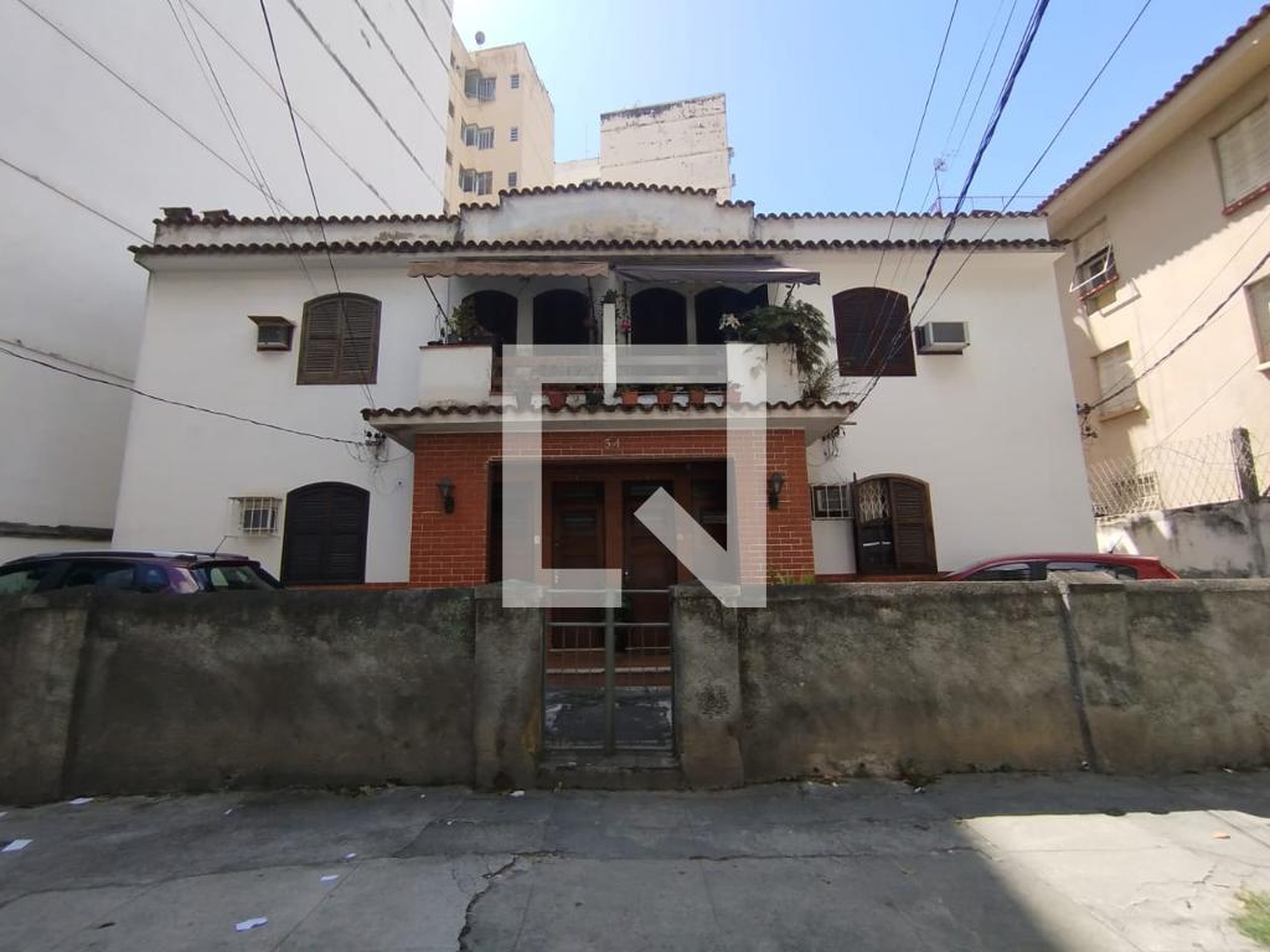 Fachada Condomínio em Rua Conde de Itaguaí, 54