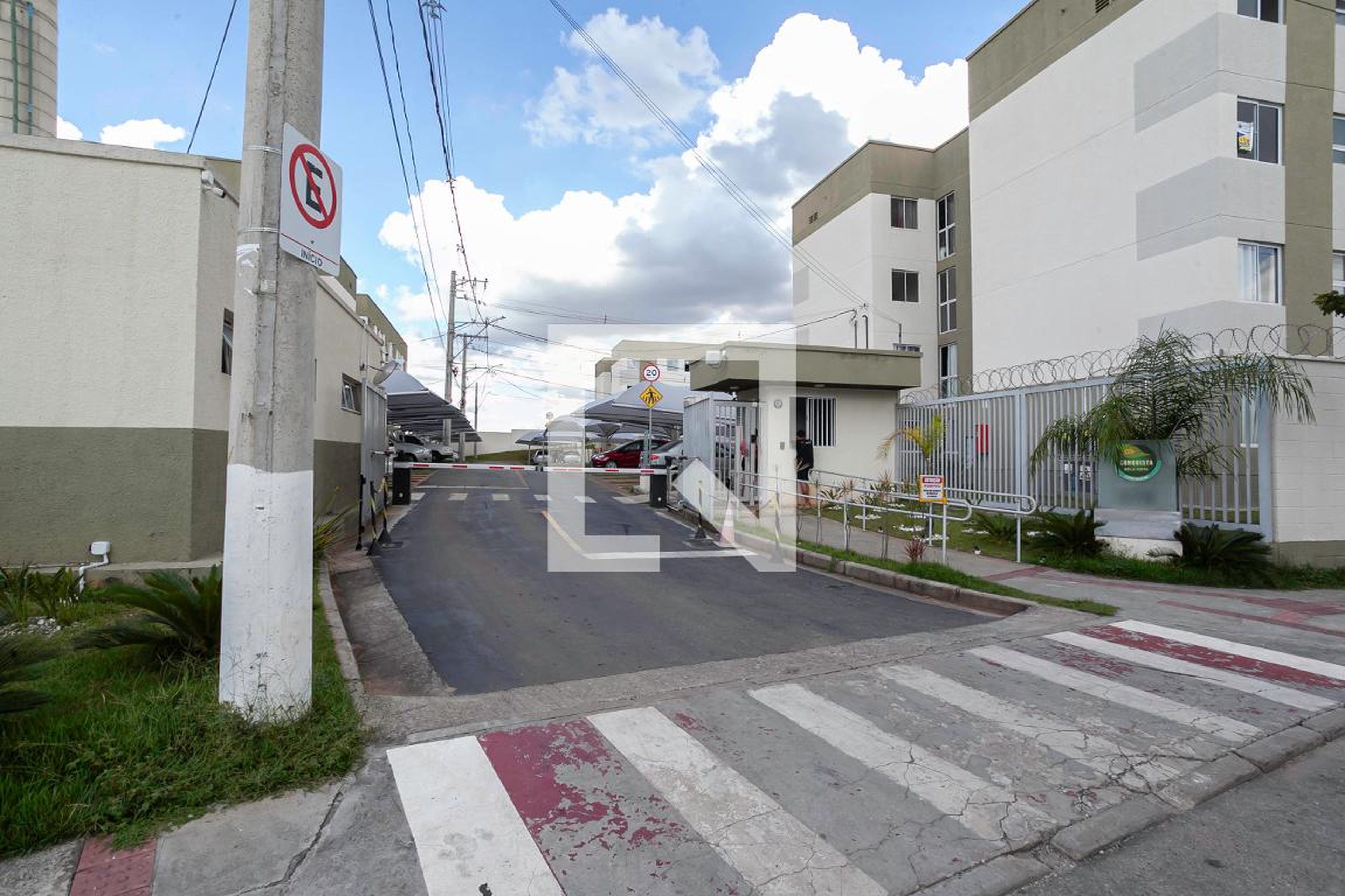 Fachada do condomínio Condomínio Conquista Bela Vista