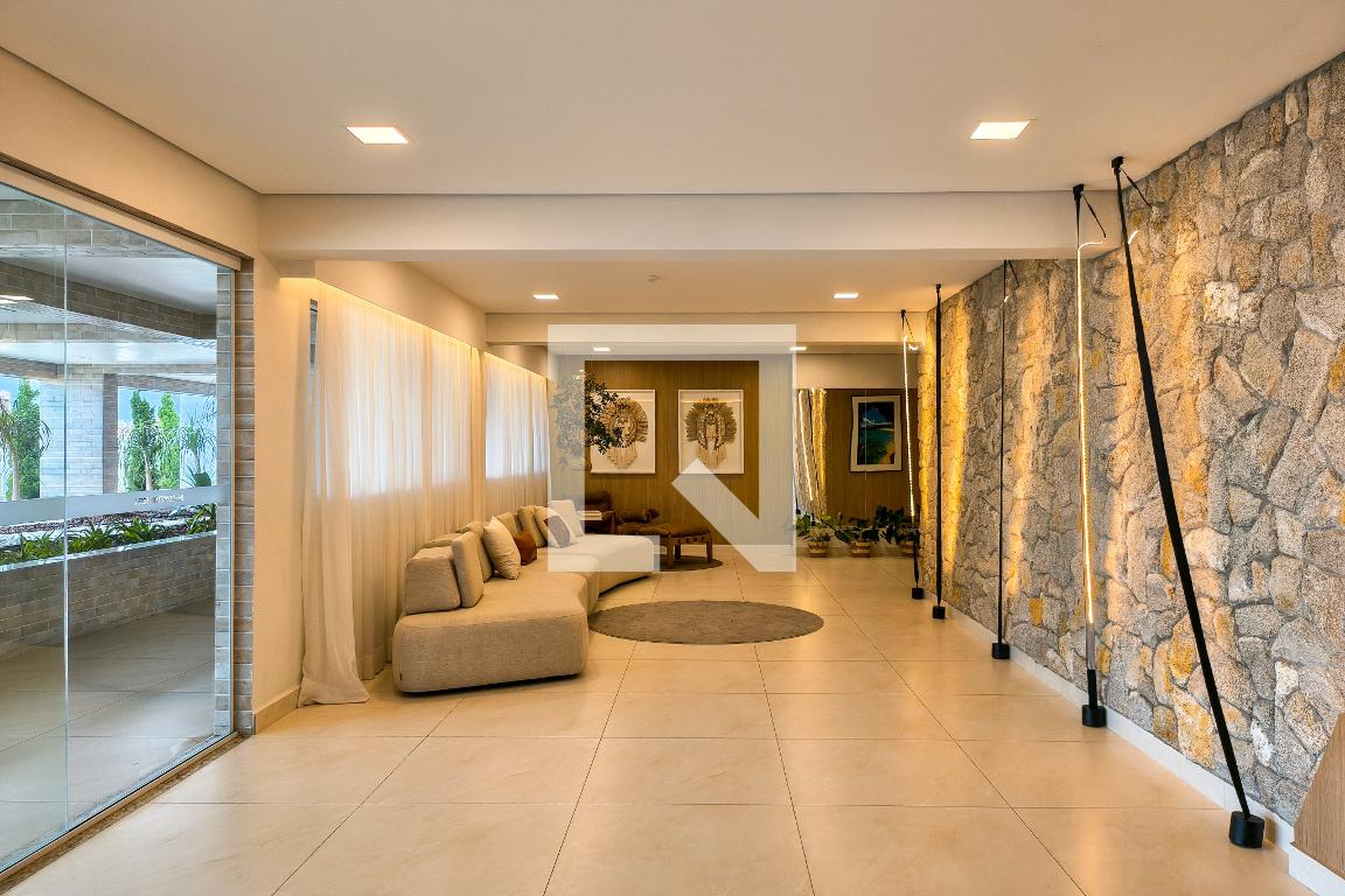 Hall de entrada - Residencial Costa Atlântica