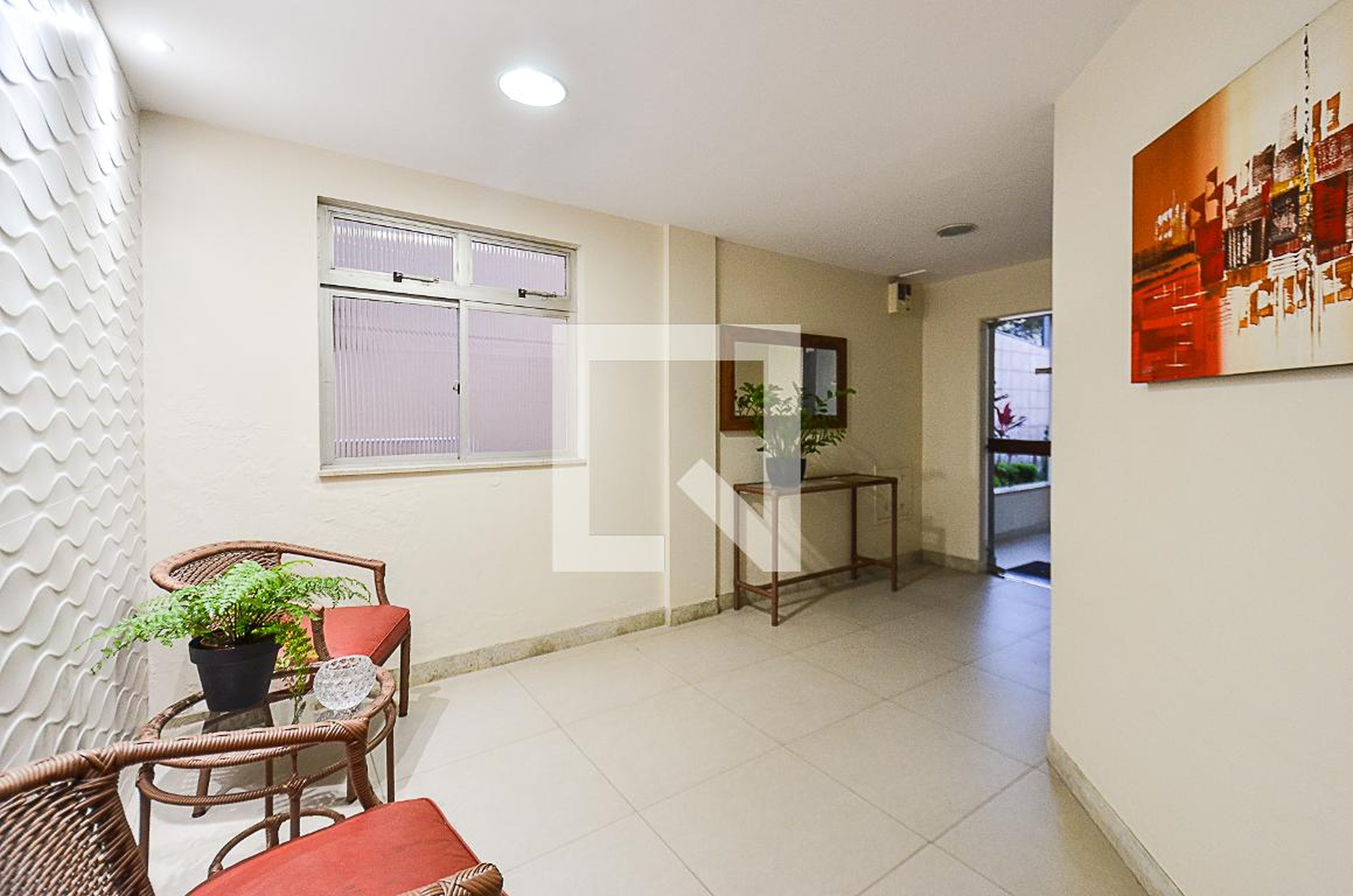 Hall de entrada Condomínio em Rua Dom José Gaspar, 26