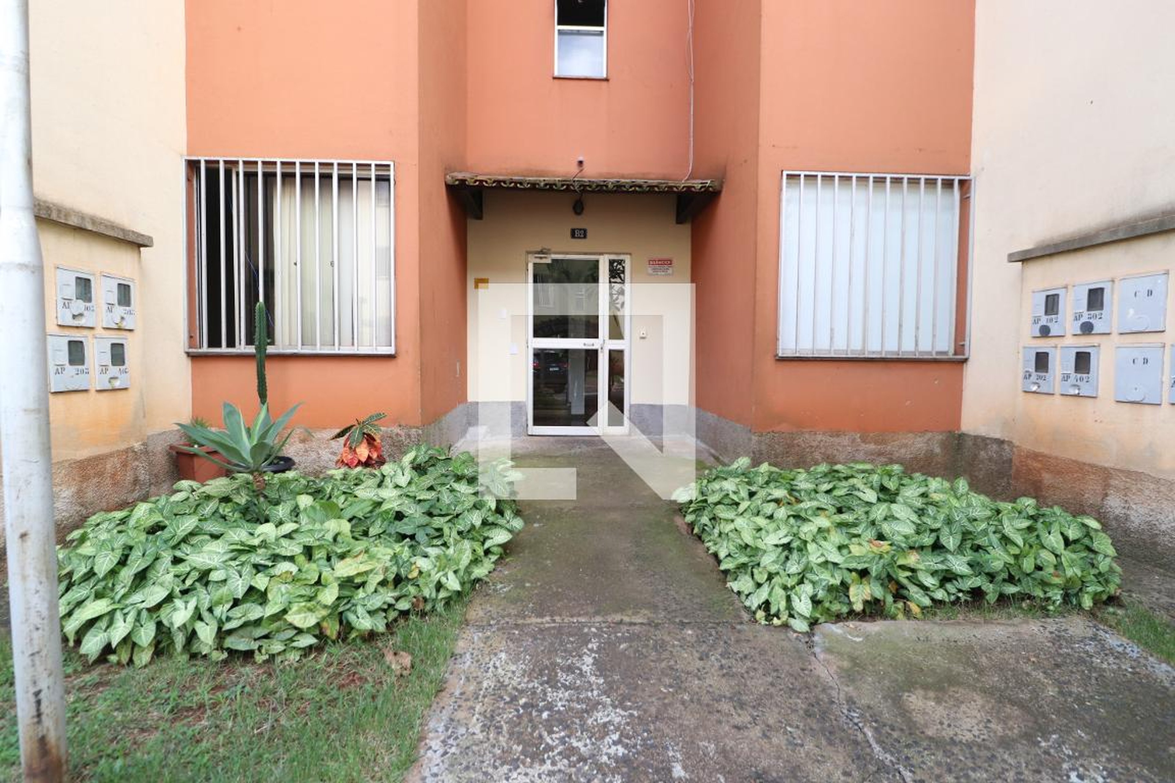 Hall de entrada - Residencial Brasil