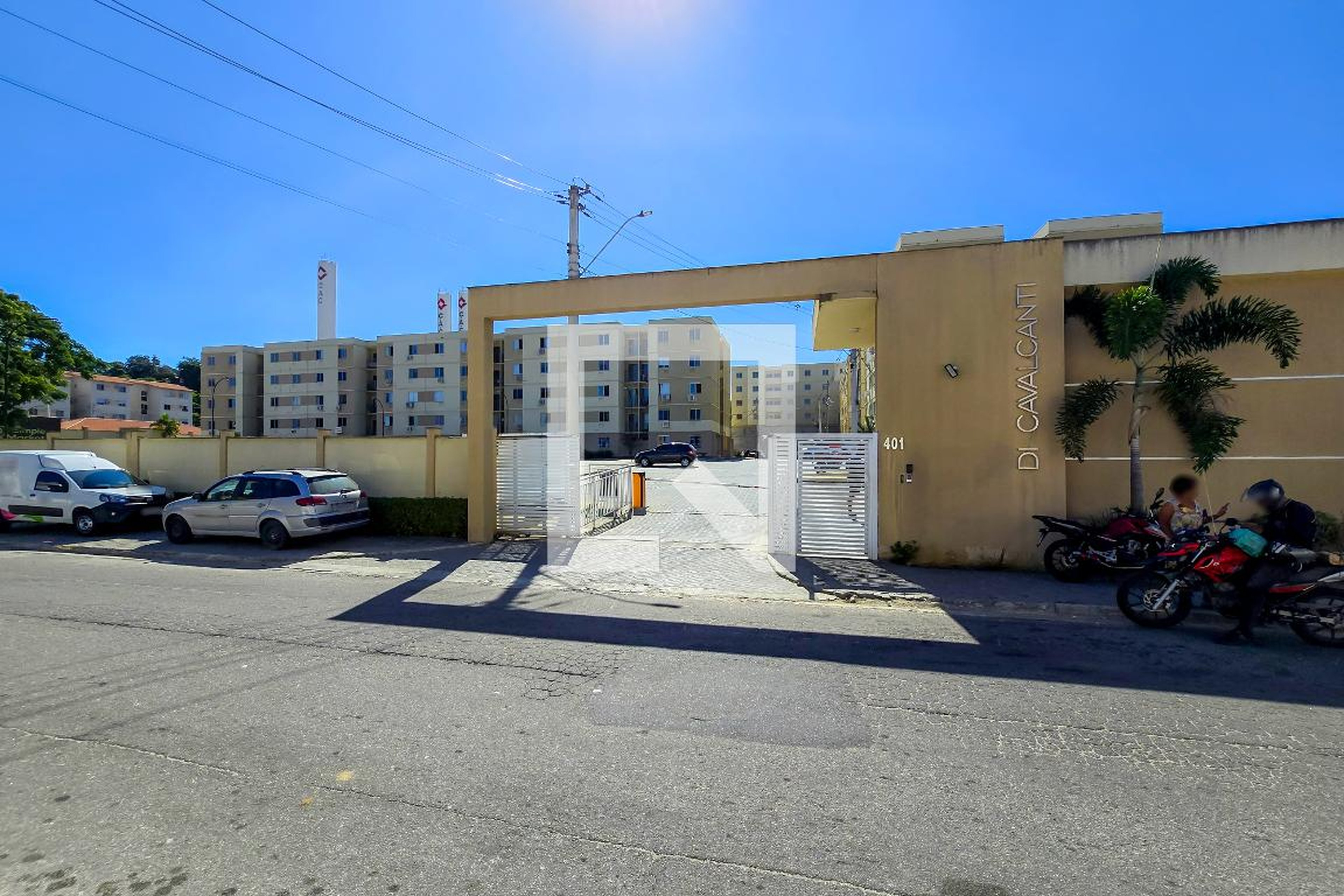 Fachada do condomínio Residencial Di Cavalcanti