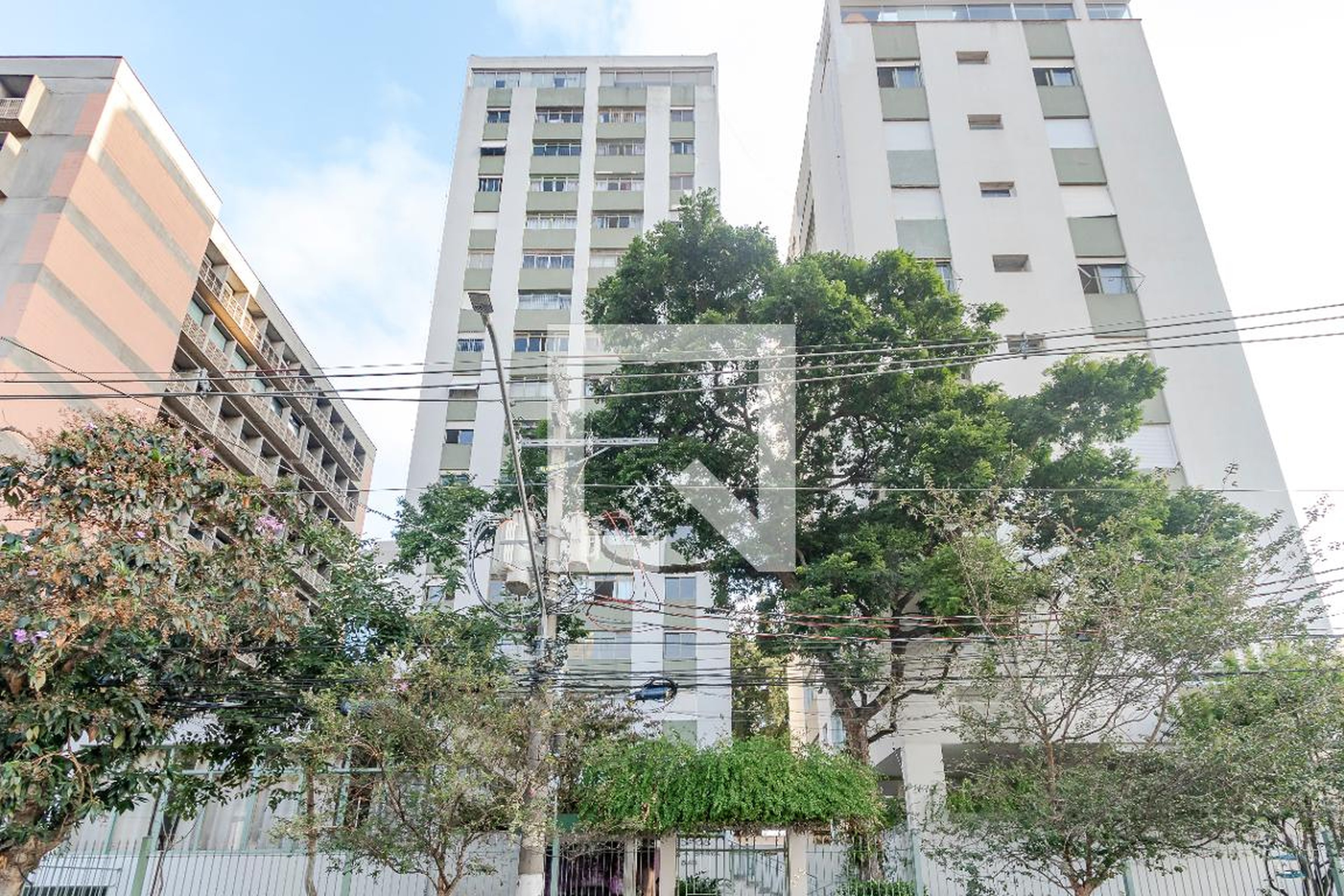 Fachada Condomínio em Rua Fiandeiras, 0