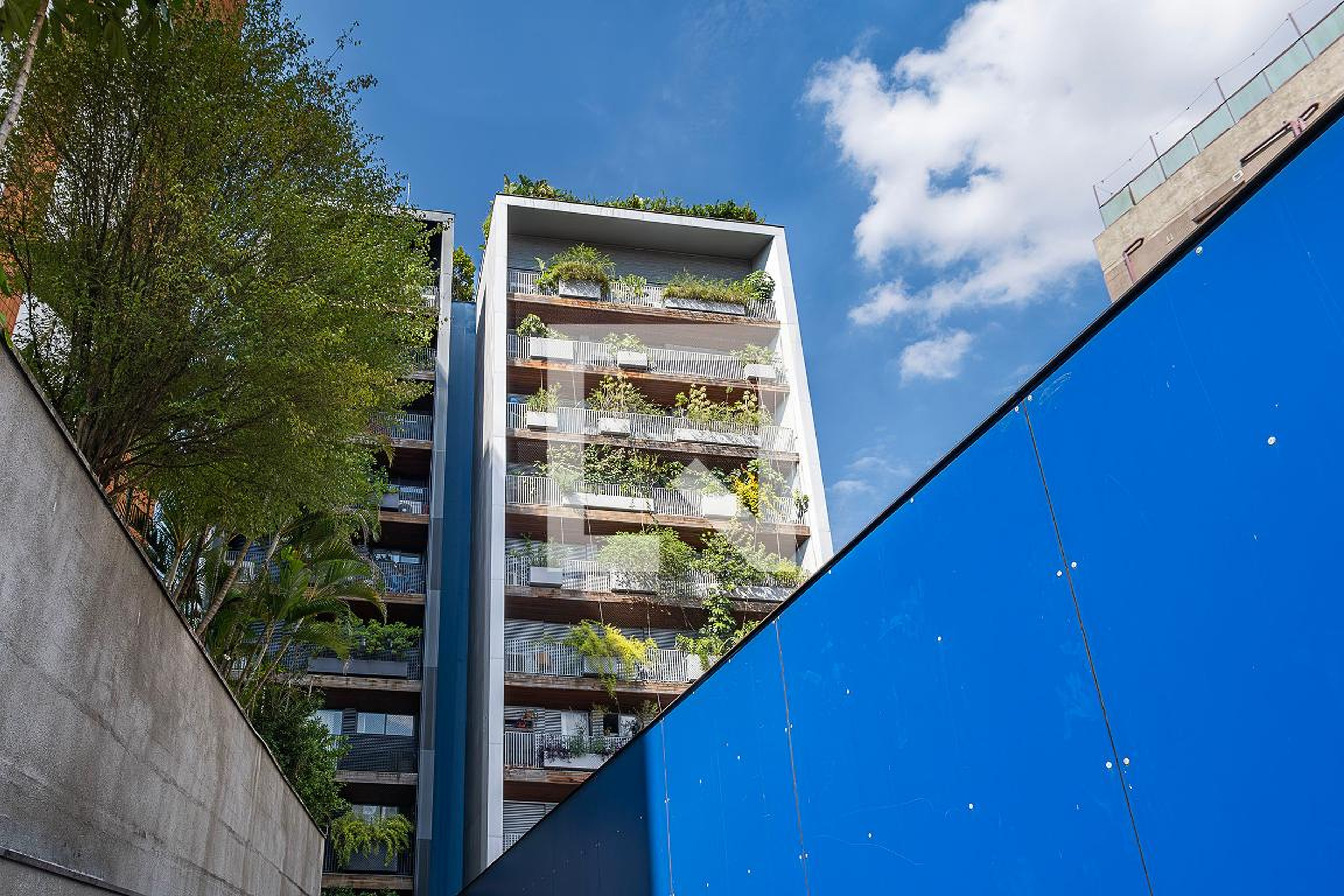 Fachada Condomínio Azul