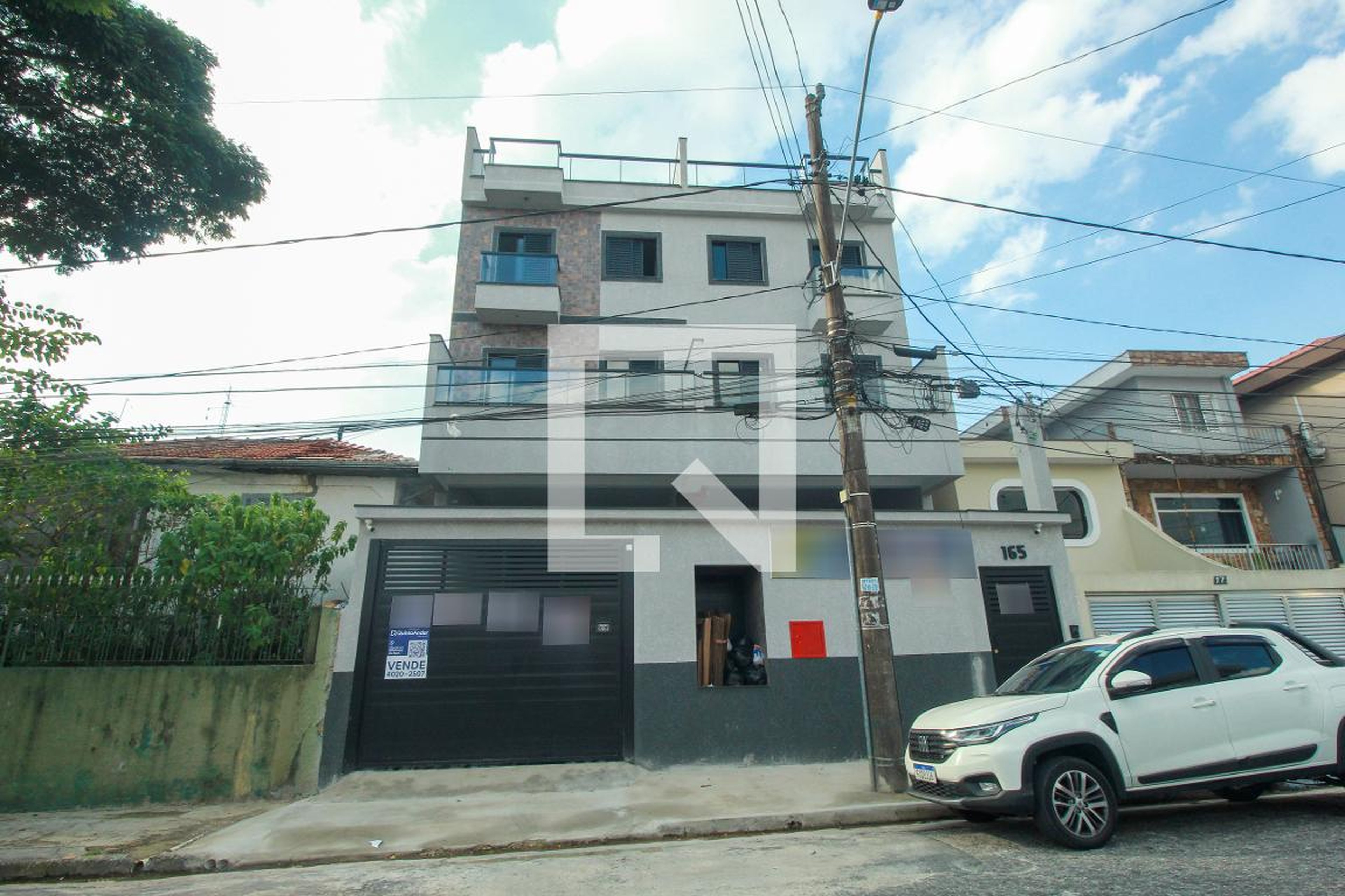 Fachada do Prédio Condomínio em Rua Turquia, 165