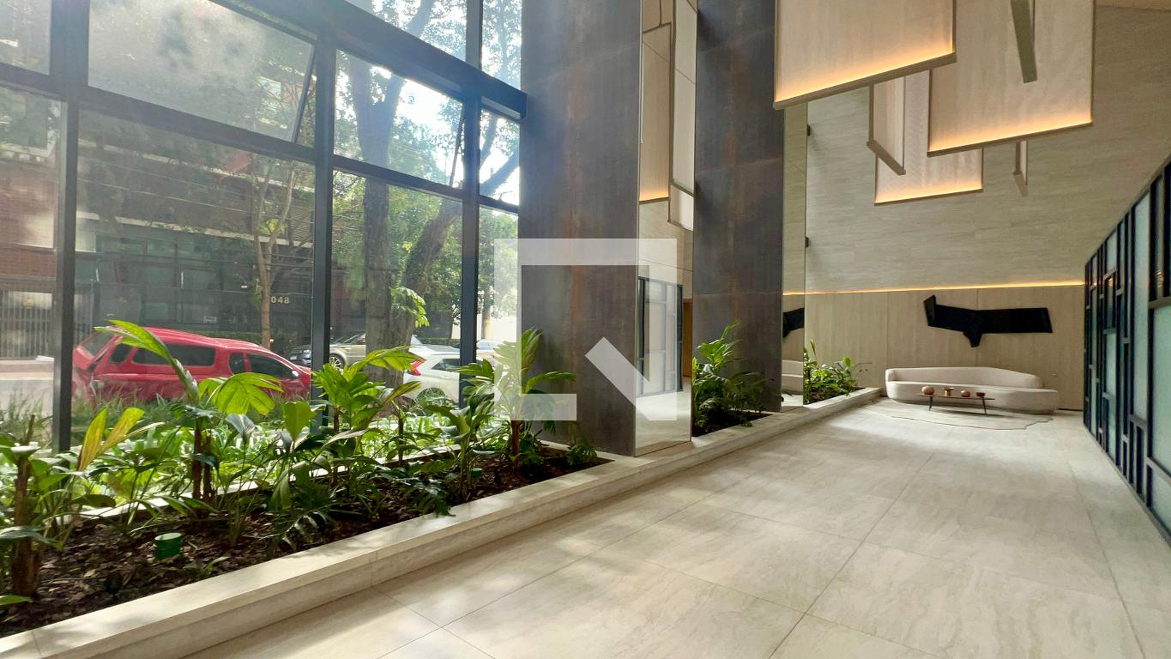 Hall de entrada - Gravura Perdizes - Residencial
