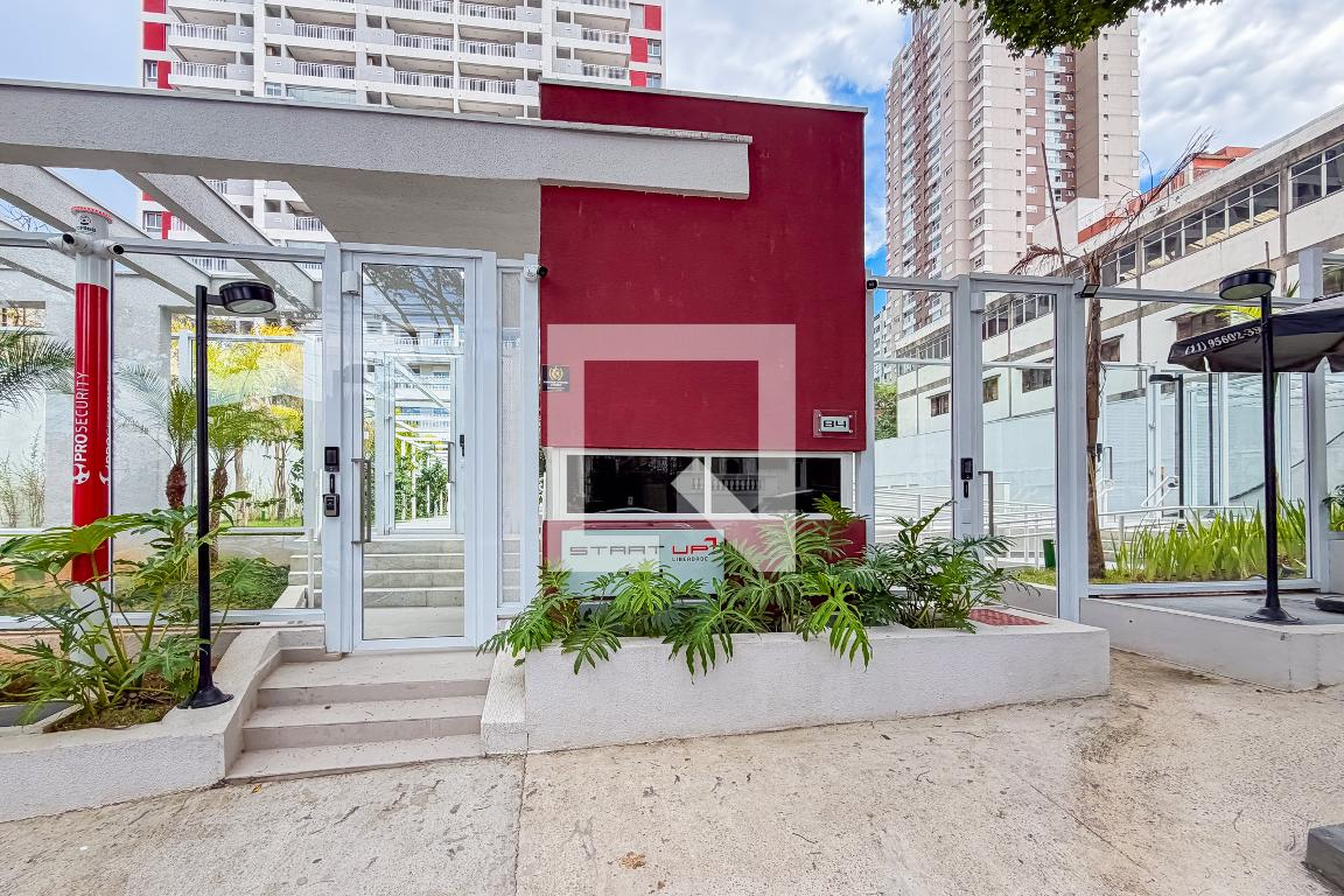 Fachada Condomínio Start Up Liberdade  Esser