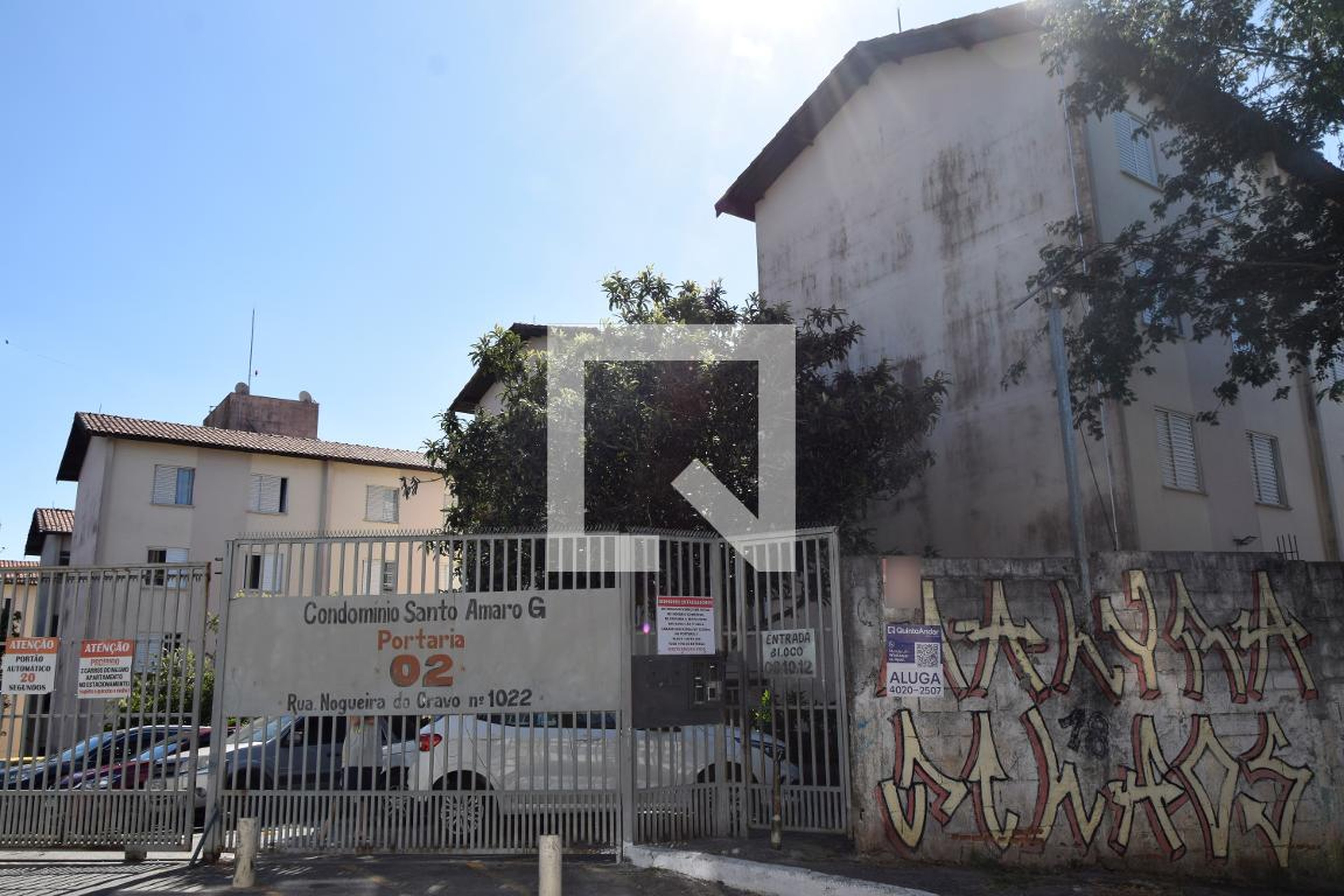Fachada Condomínio Conjunto Habitacional Santo Amaro G