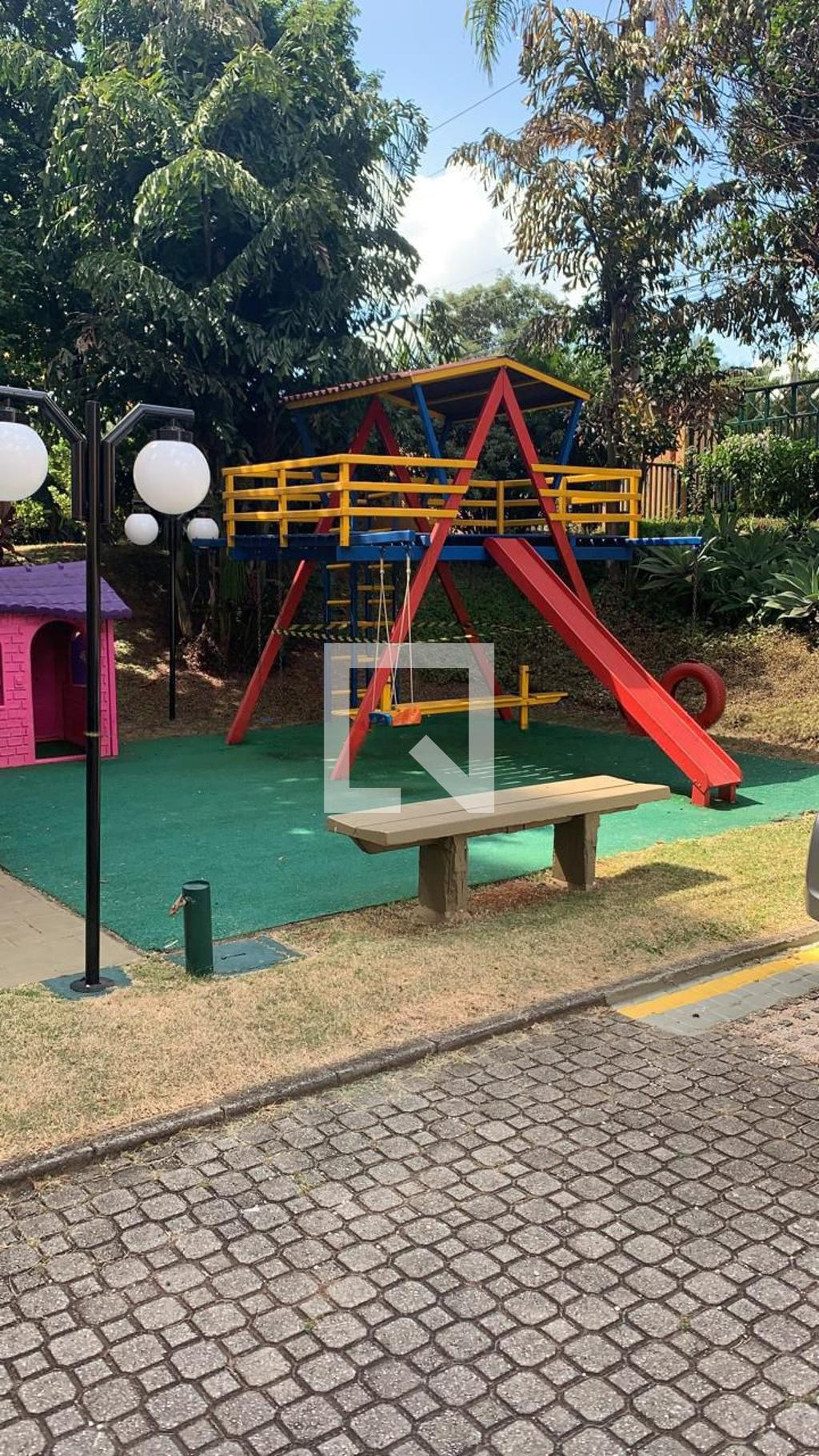 Área externa Condomínio em Rua Luiz Otávio, 2201