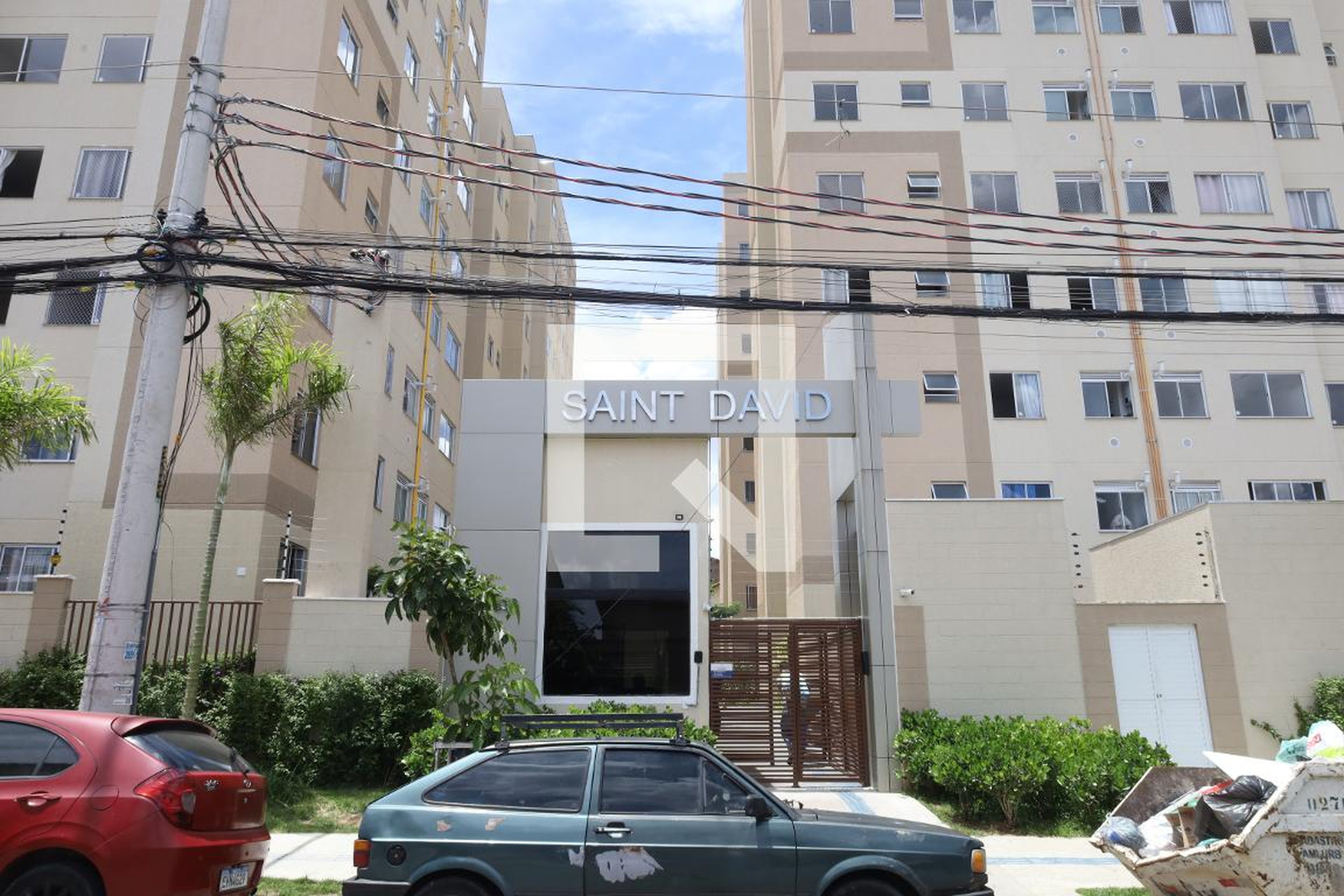 Fachada do condomínio Condomínio Saint David Empreendimento MRV
