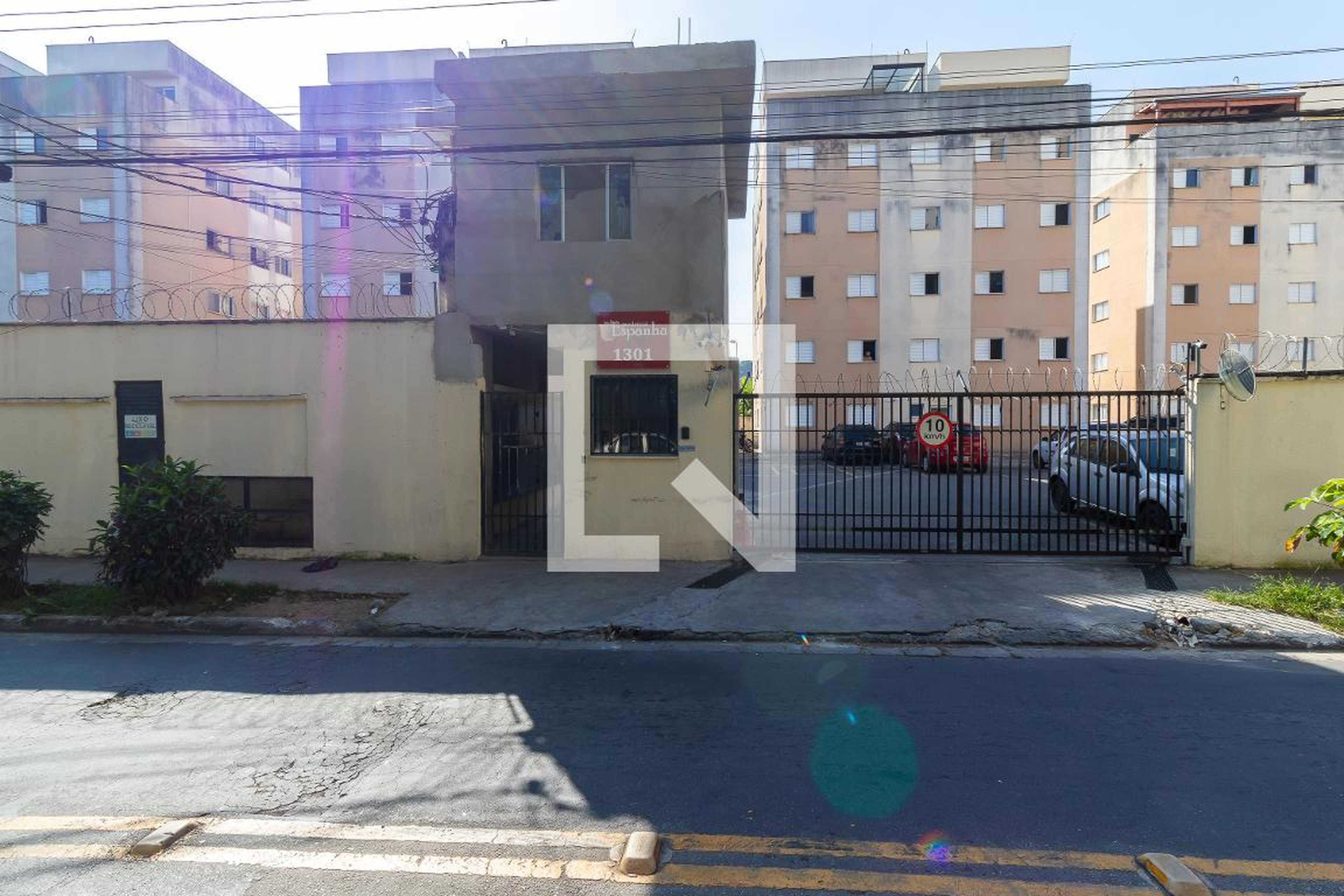Fachada do condomínio Residencial Espanha