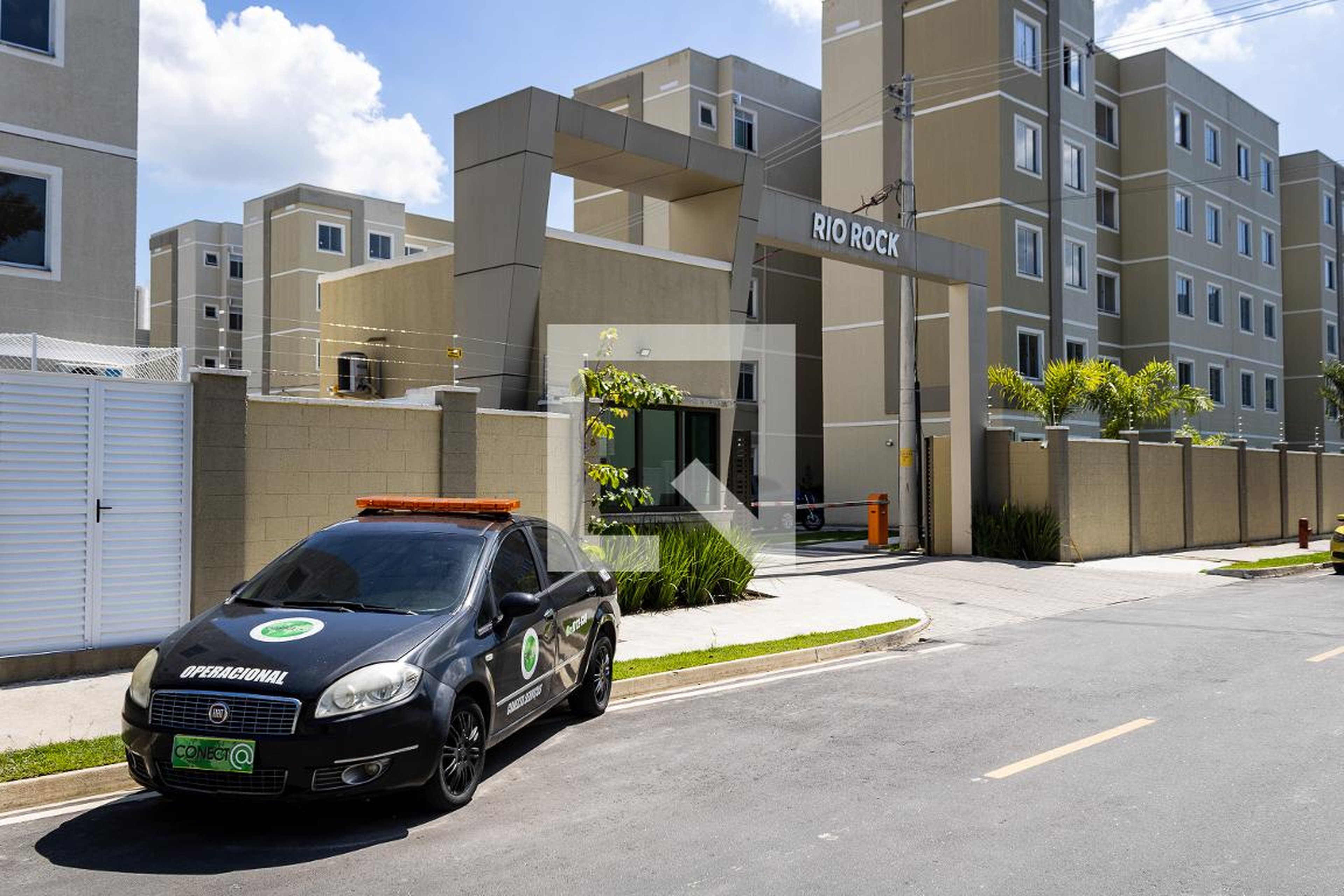 Fachada do condomínio Residencial Rio Rock