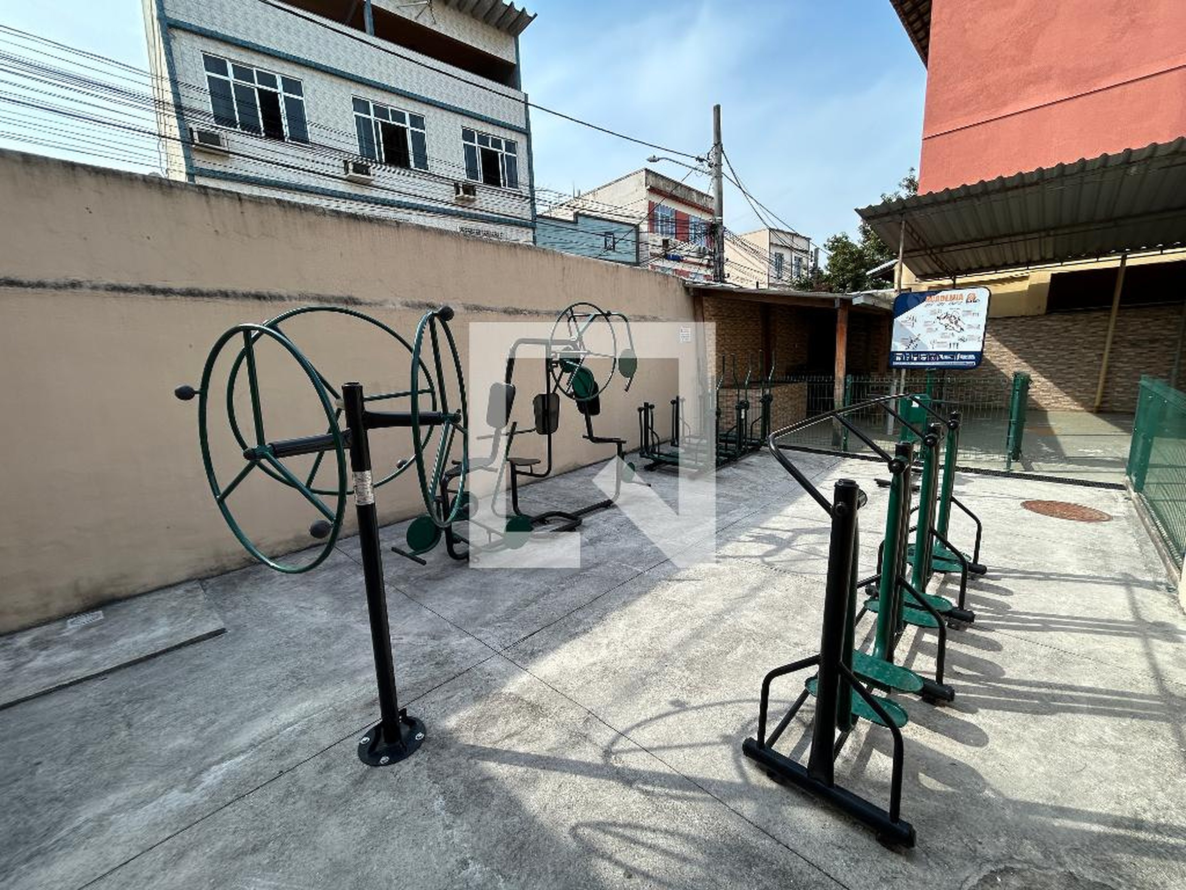 Área comum - Conjunto Residencial Tiradentes