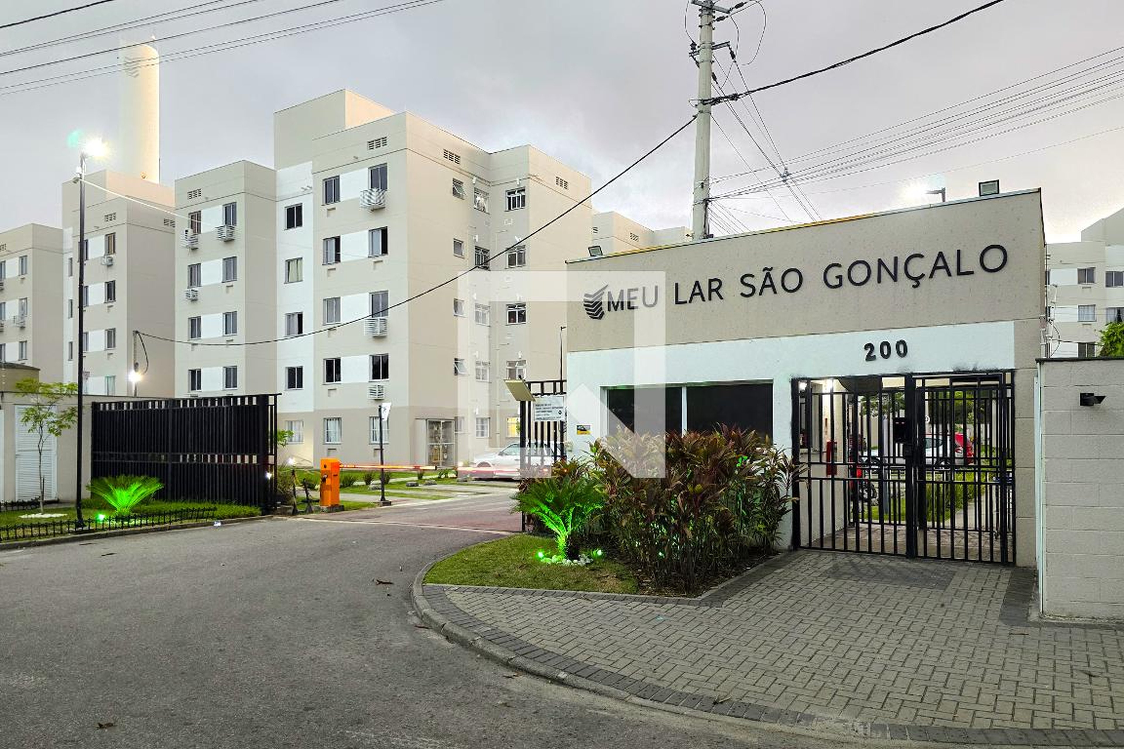 Fachada do condomínio Residencial Meu Lar São Gonçalo