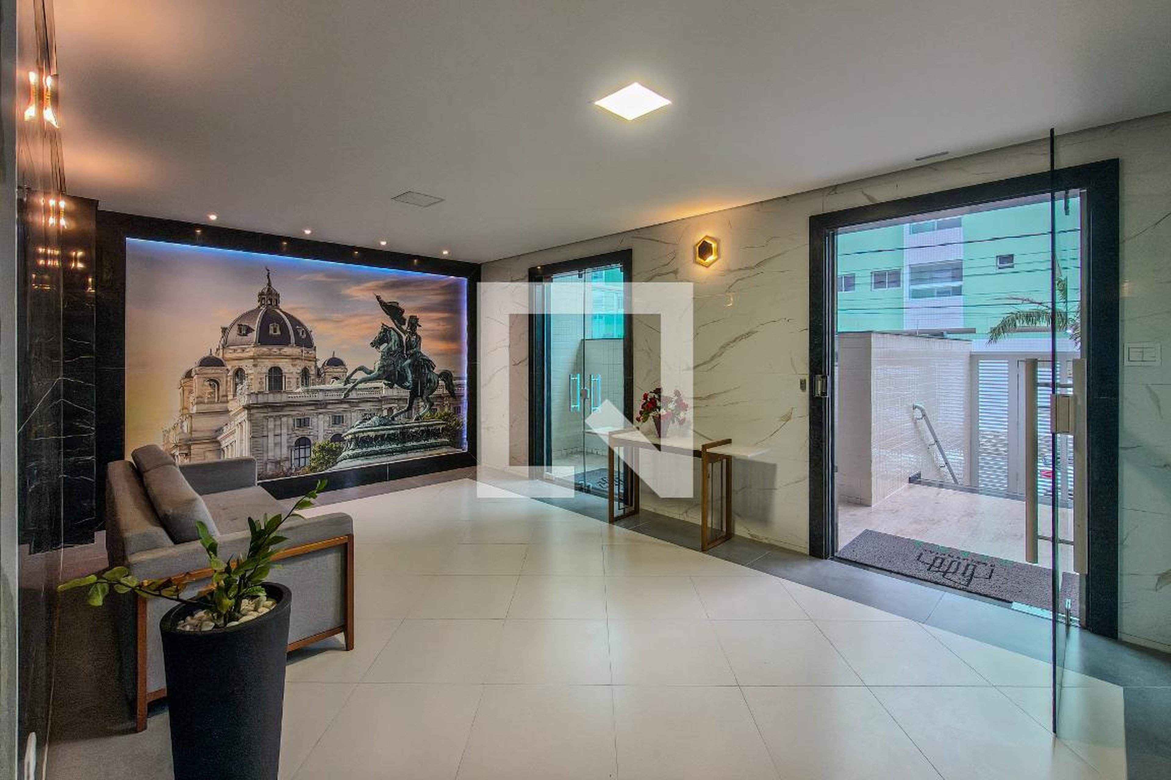 Hall de entrada - Residencial Viena