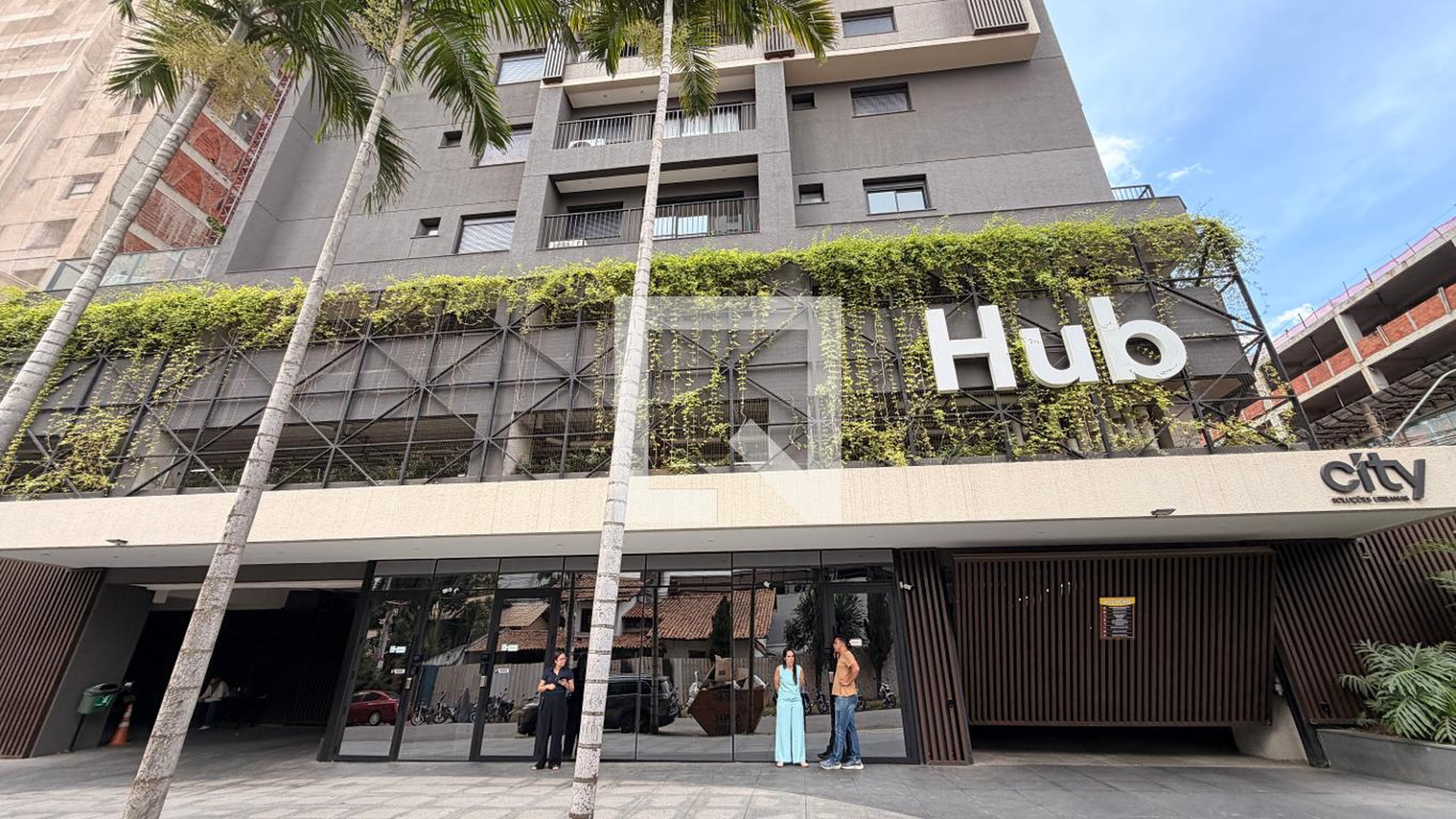 Fachada do Prédio Condomínio Hub Compact Life