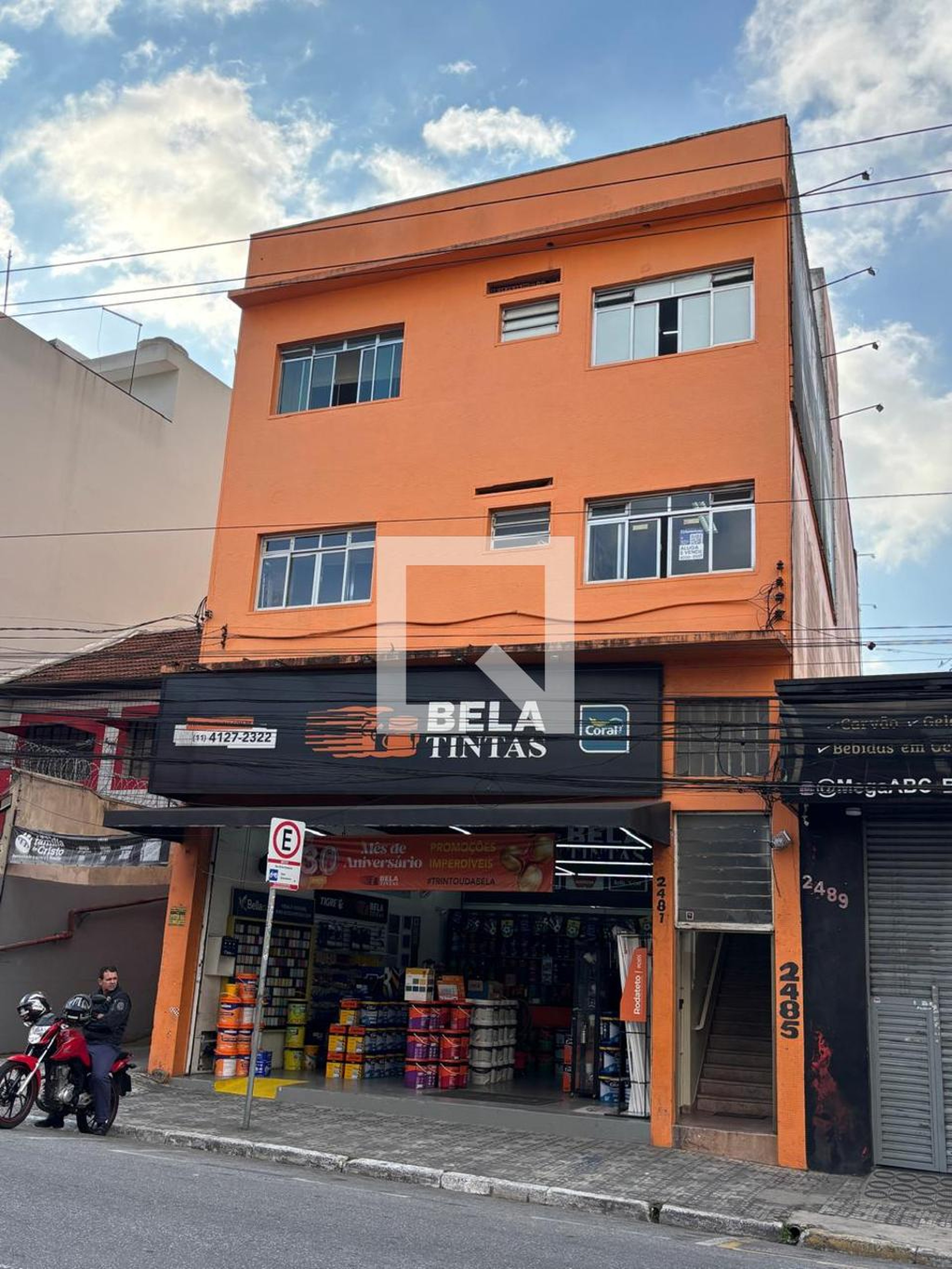 Fachada Condomínio em Rua Marechal Deodoro, 2485