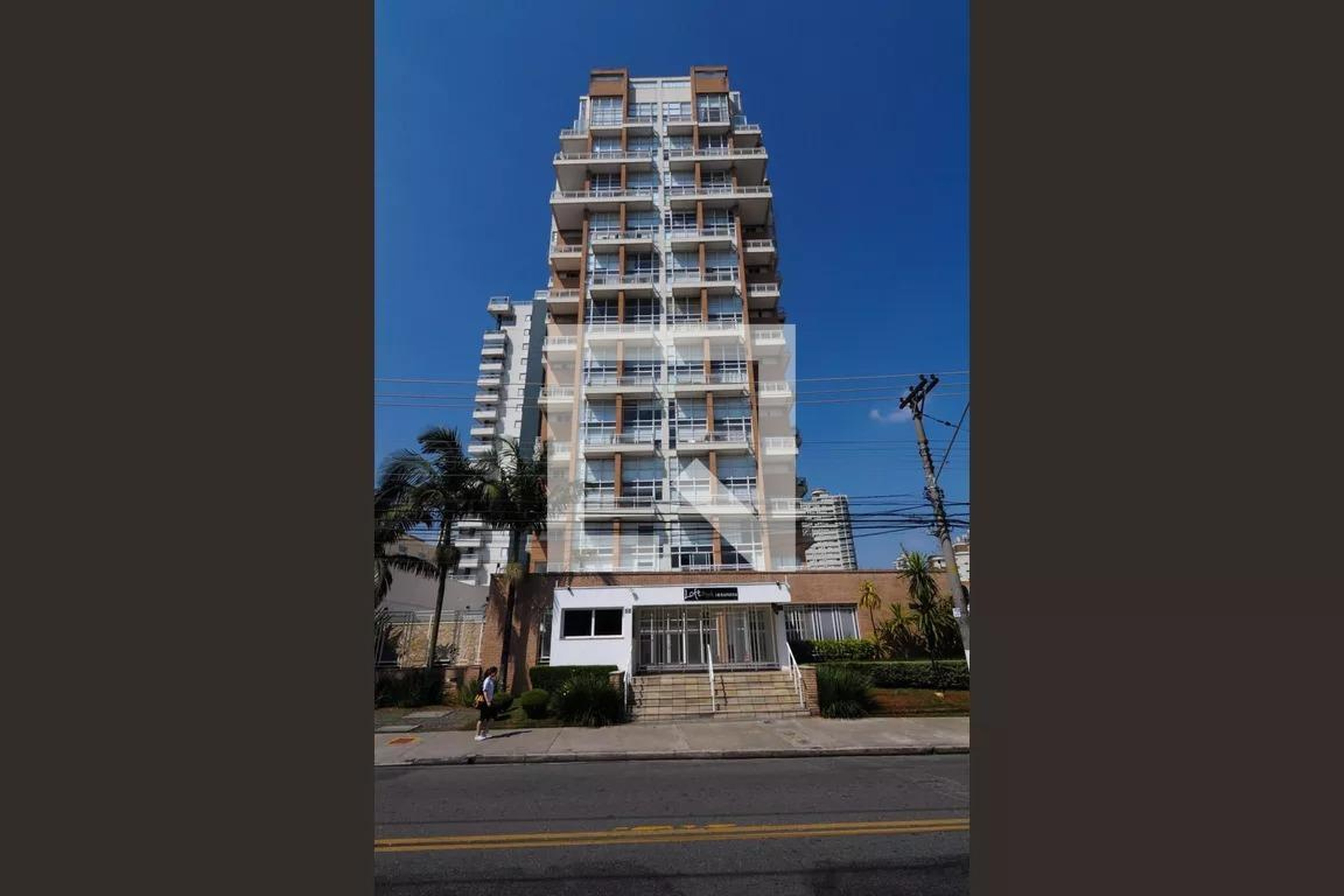 Fachada Condomínio Loft Park Ibirapuera