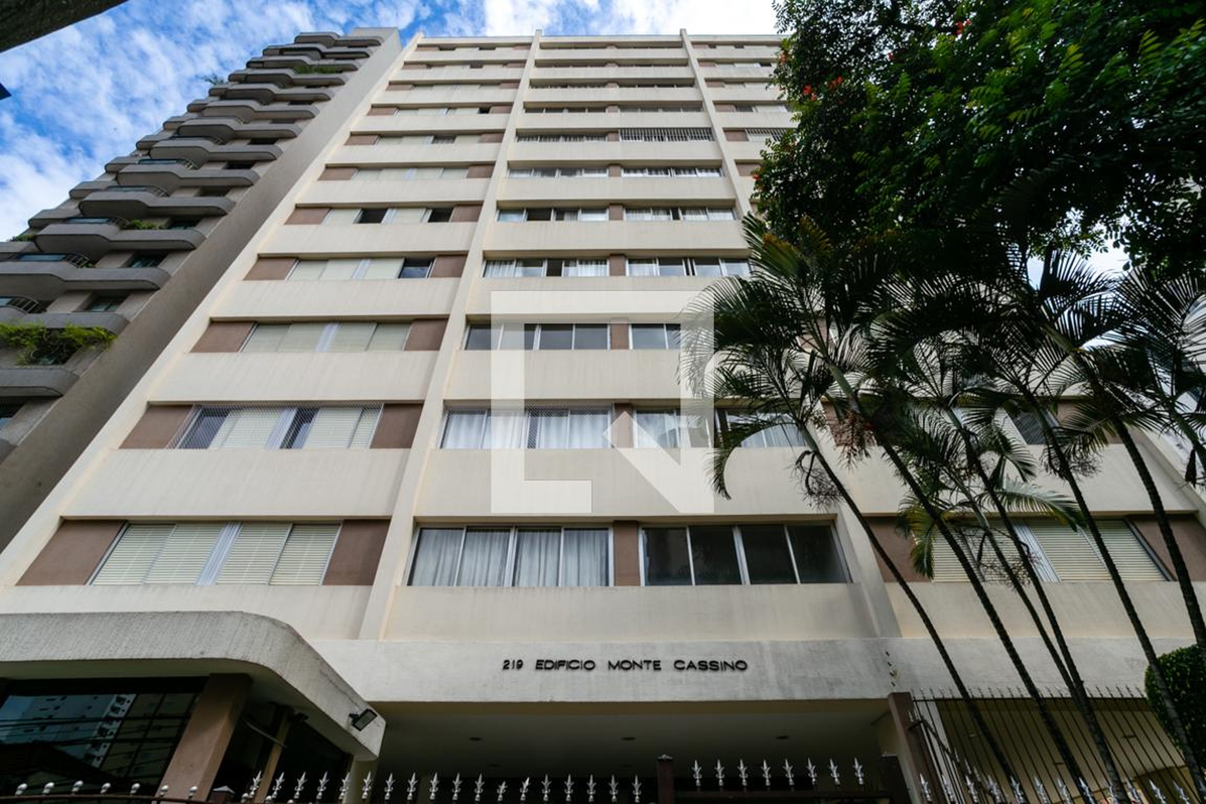 Fachada do prédio Edifício Monte Cassino