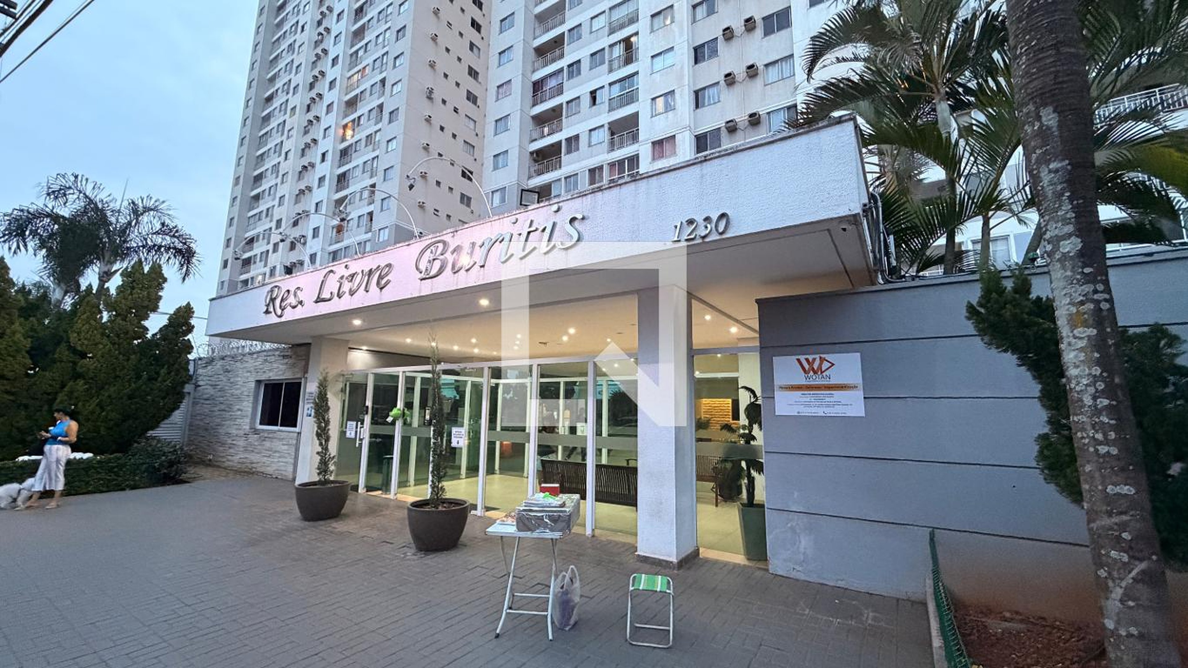 Fachada do Prédio Residencial Livre Buritis