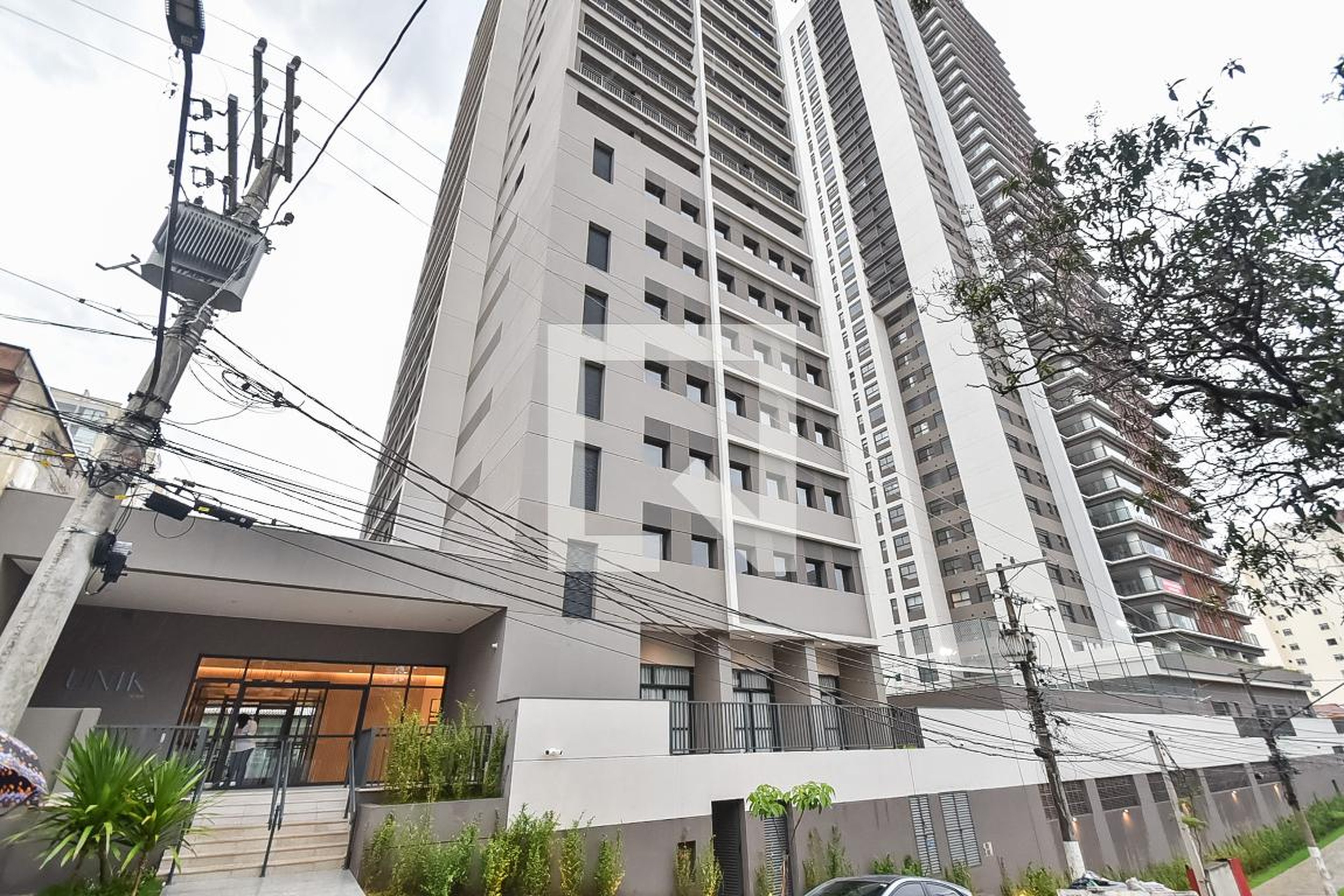 Fachada Condomínio Unik Residence Tecnisa
