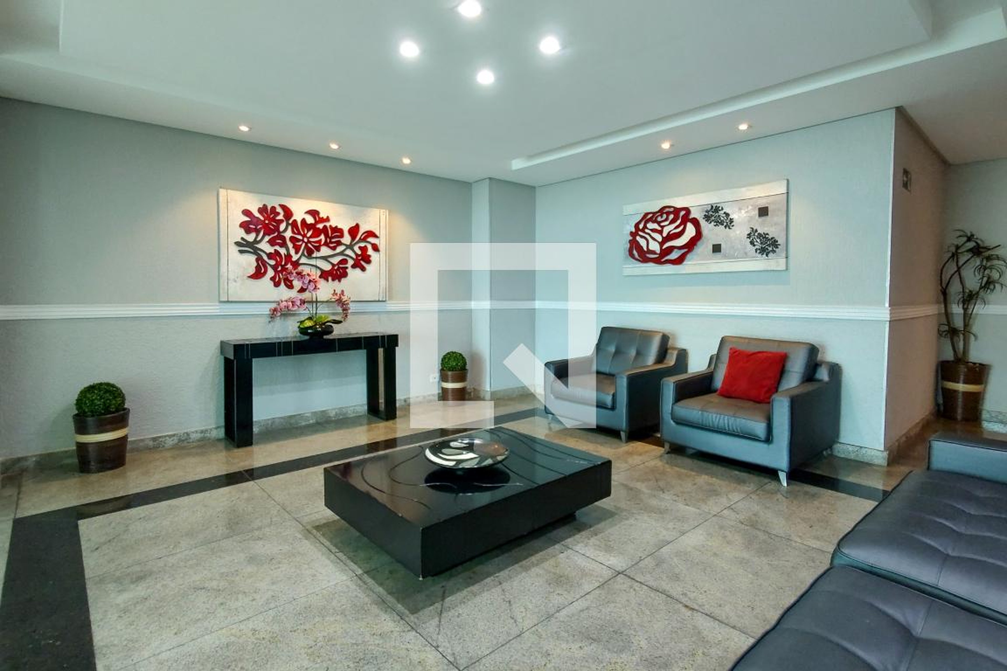 Hall de entrada - Residencial Oceânica