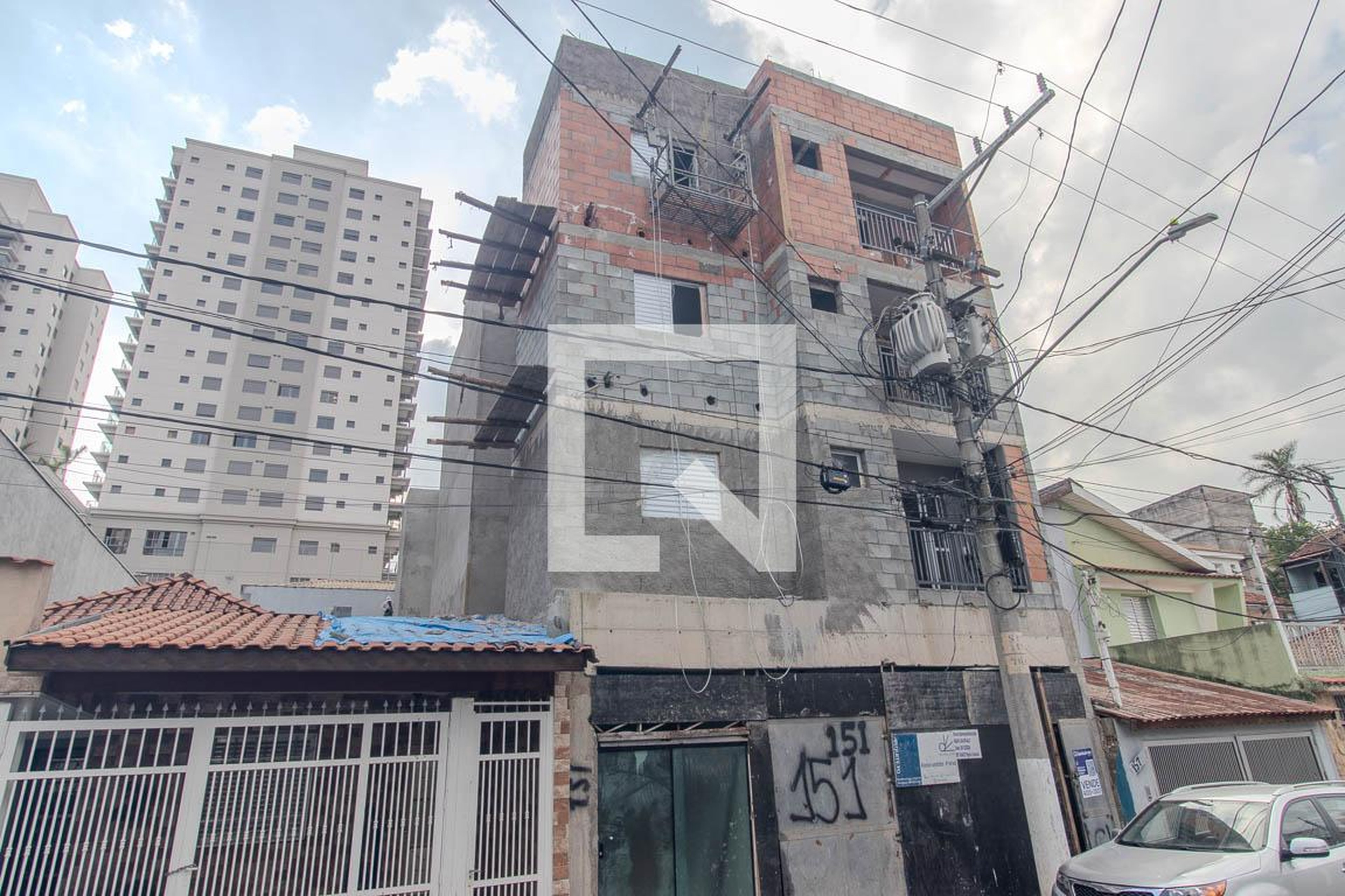 Fachada Condomínio em Rua Macambira, 151