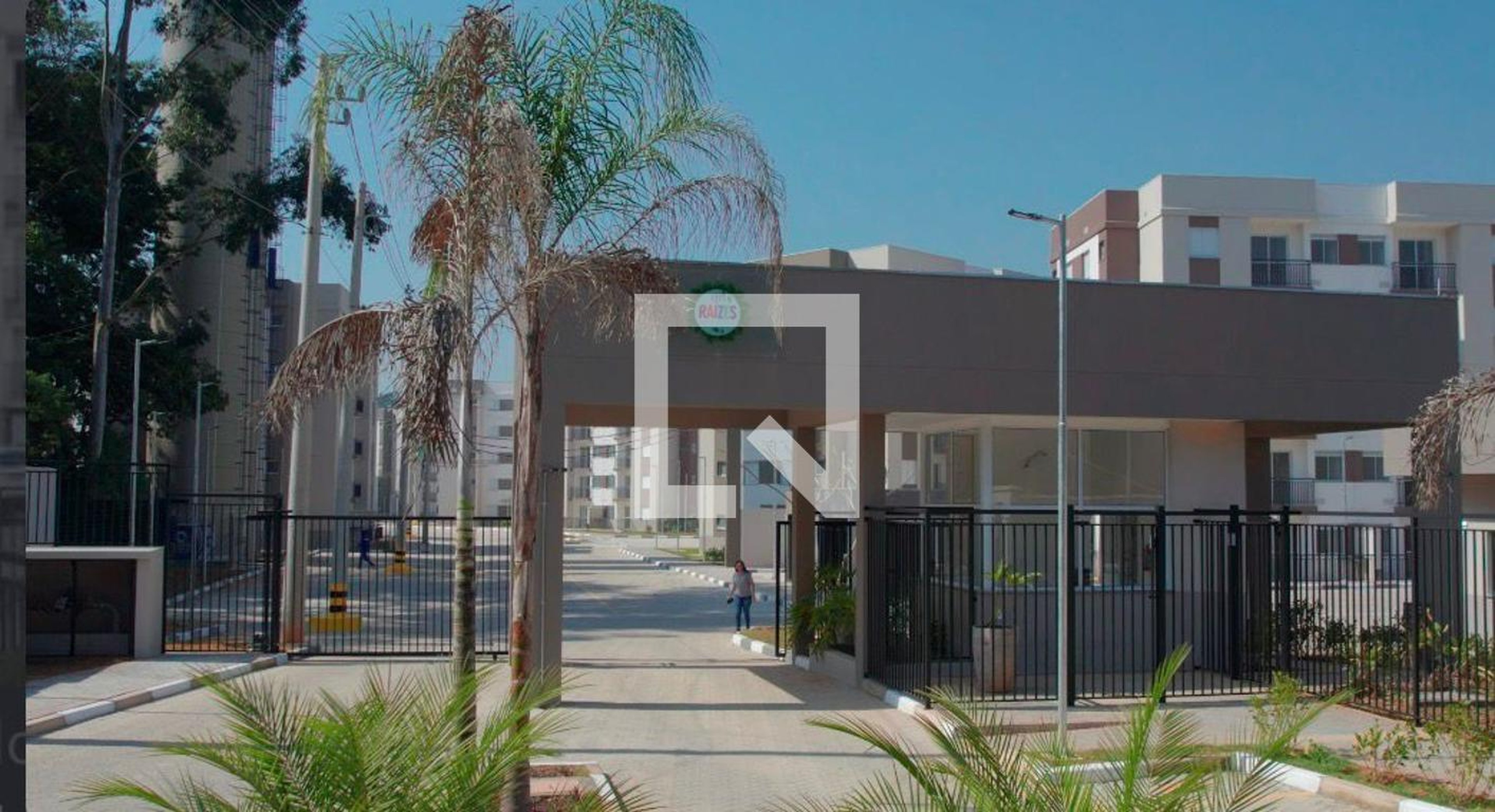 Fachada Condomínio Raízes Eco Clube