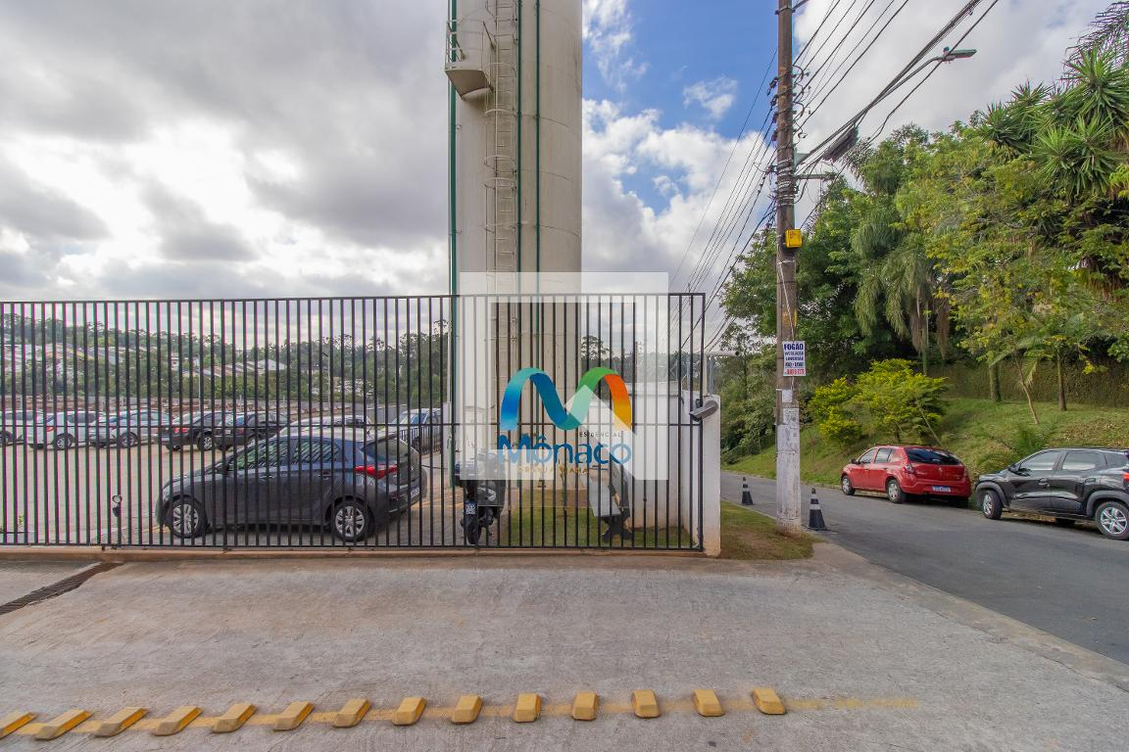 Fachada do condomínio Residencial Mônaco