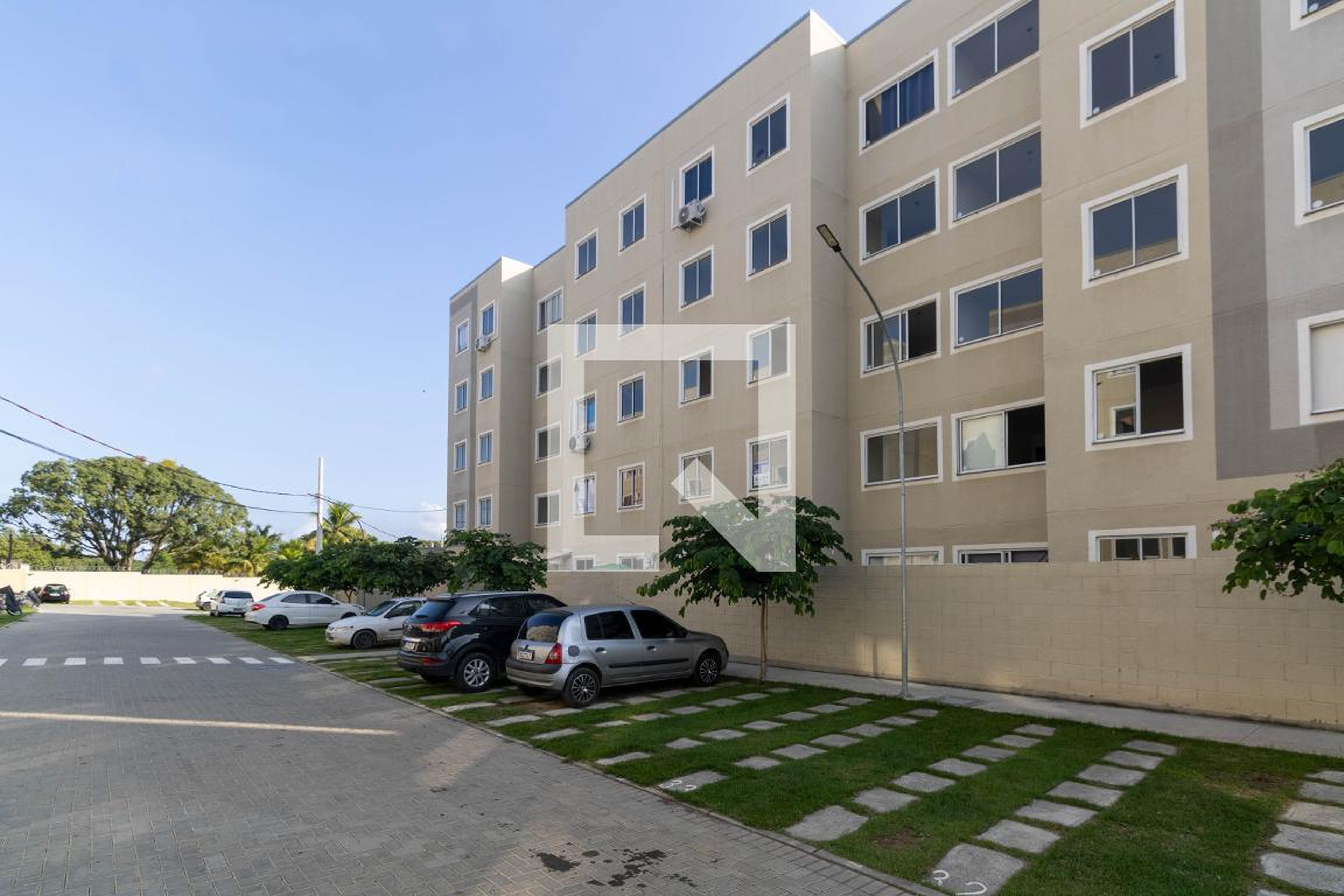 Fachada do Prédio Residencial Pedra de Guaratiba  MRV