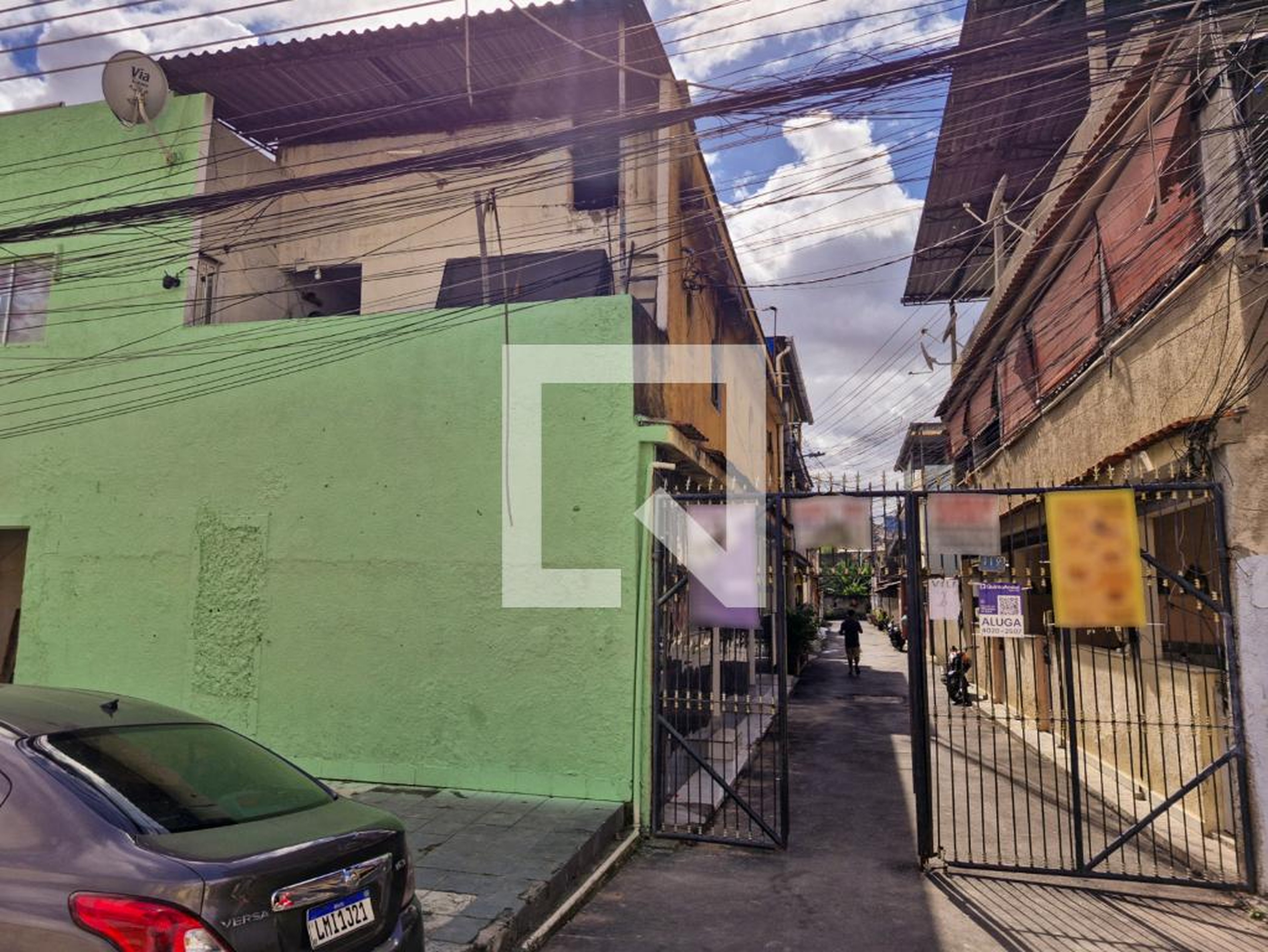 Fachada Condomínio em Rua das Flores, 119