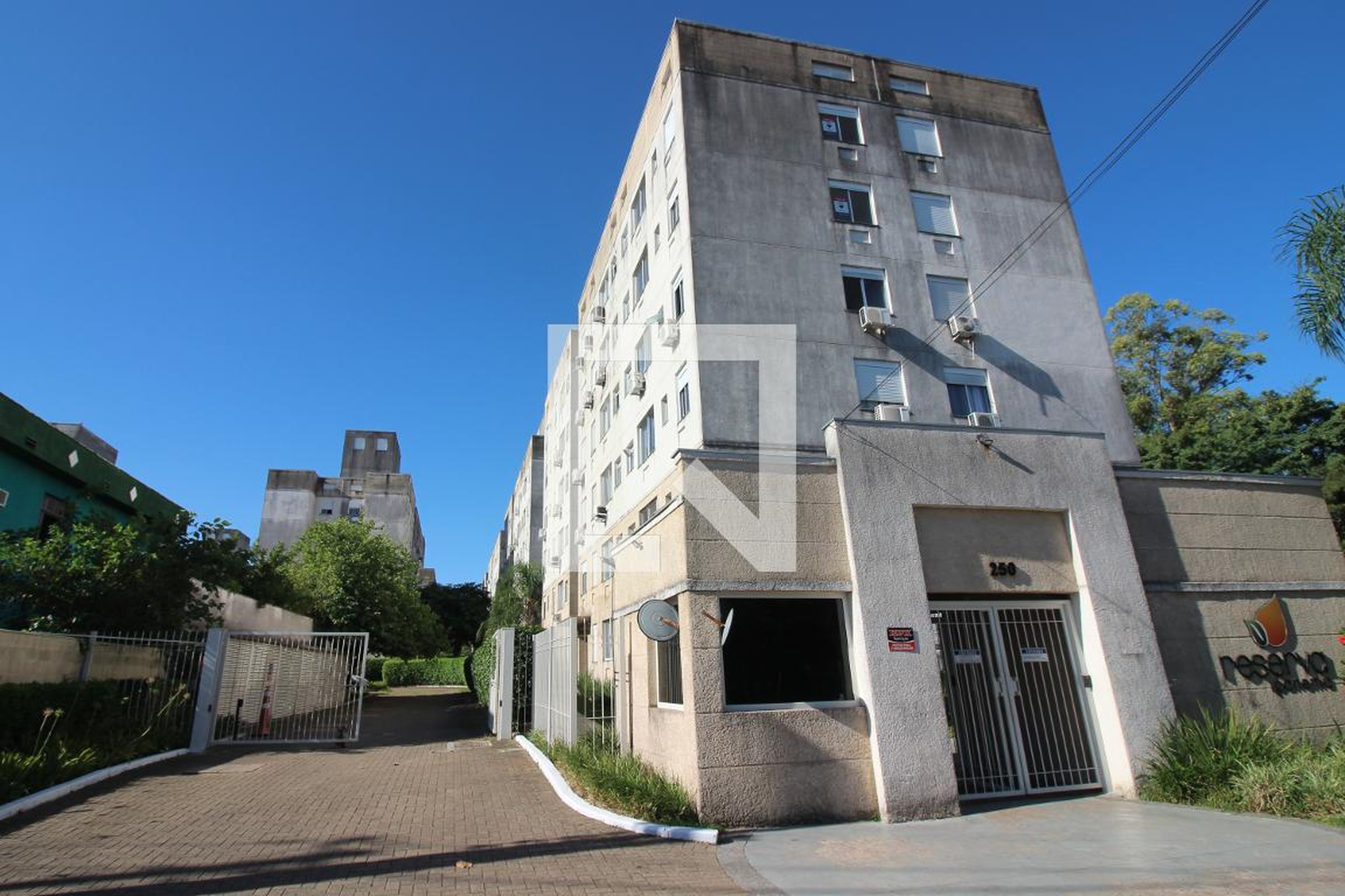 Fachada do condomínio Condomínio Reserva Ipanema